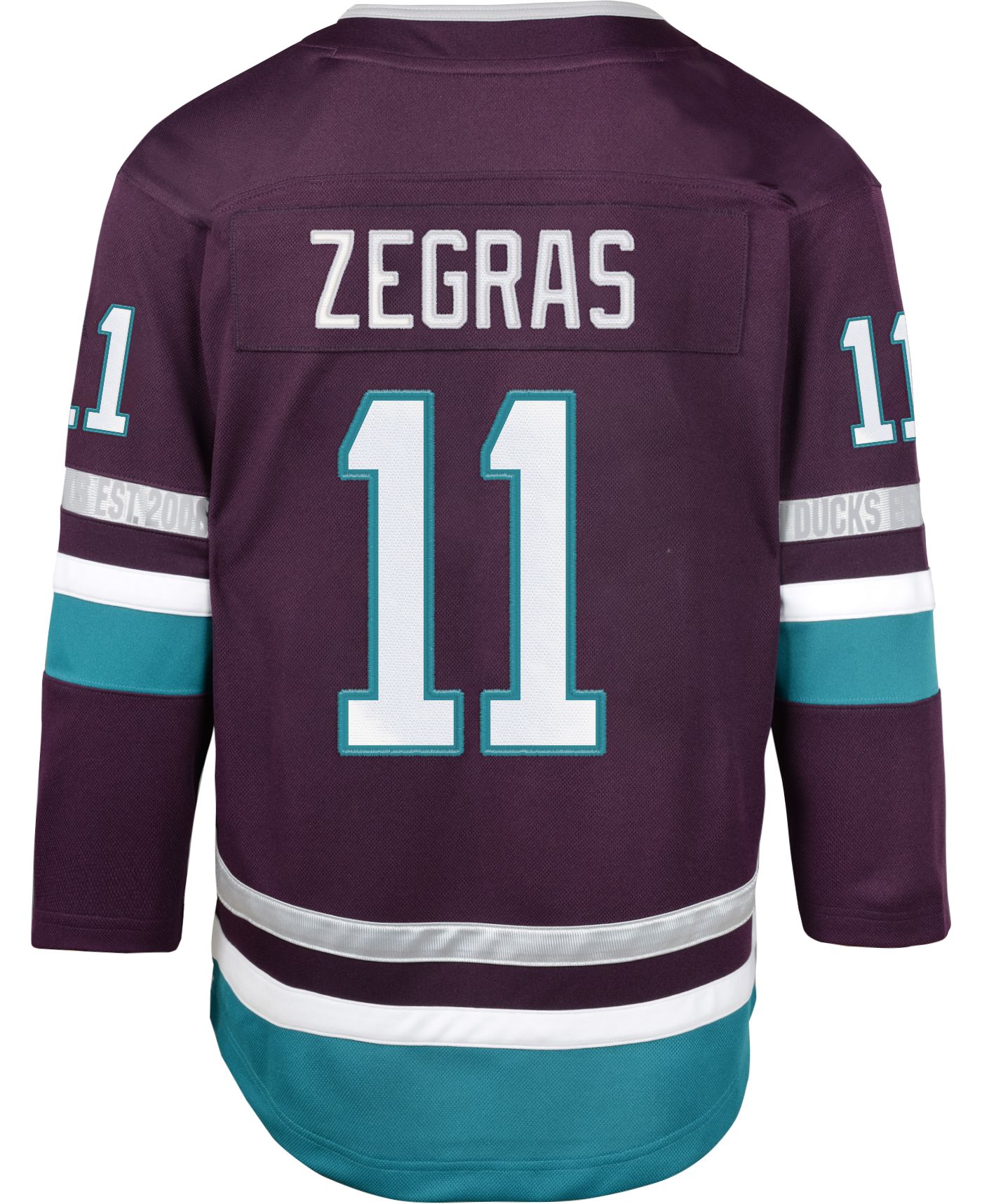 NHL Youth Anaheim Ducks Trevor Zegras 11 Premier Alternate Jersey Dick s Sporting Goods