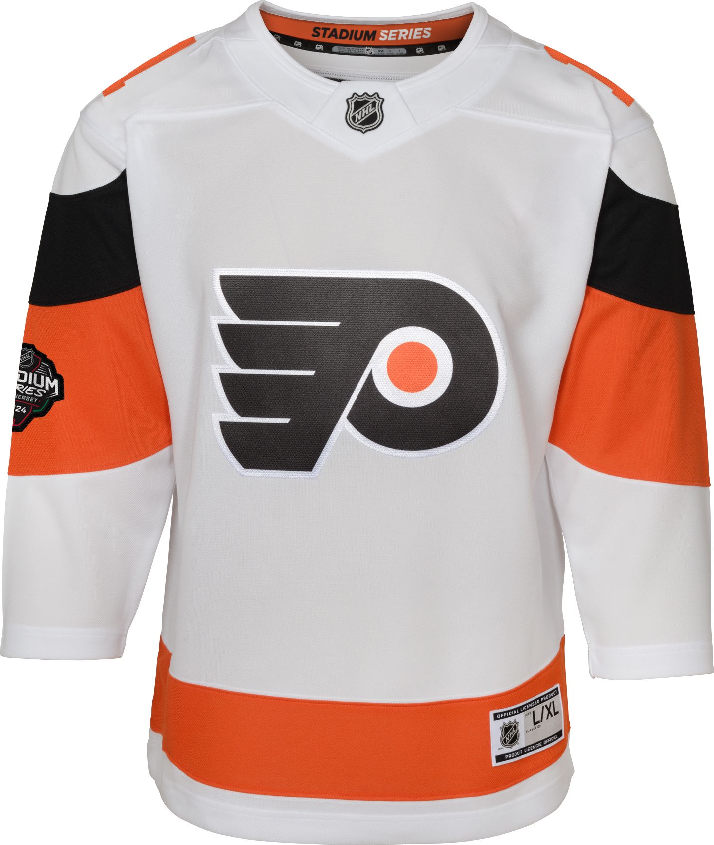 NHL Youth 2023-2024 Stadium Series Philadelphia Flyers Travis Konecny #11 White Premier Jersey