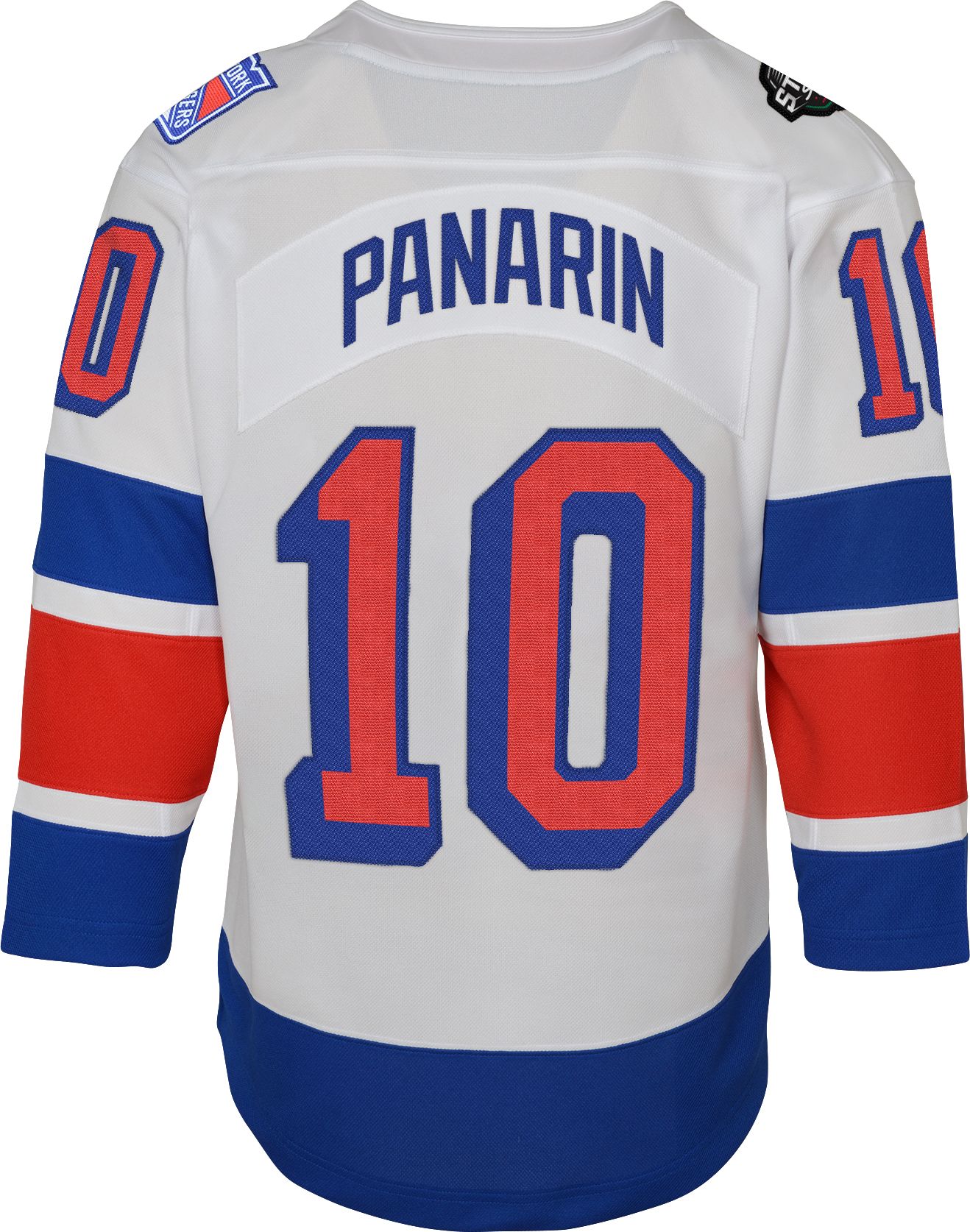 NHL Youth 2023-2024 Stadium Series New York Rangers Artemi Panarin #10 White Premier Jersey