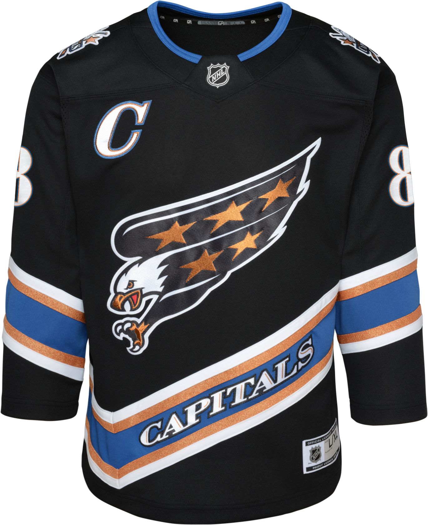 NHL Youth Washington Capitals Alexander Ovechkin #8 2024-2025 Alternate Authentic Jersey product image