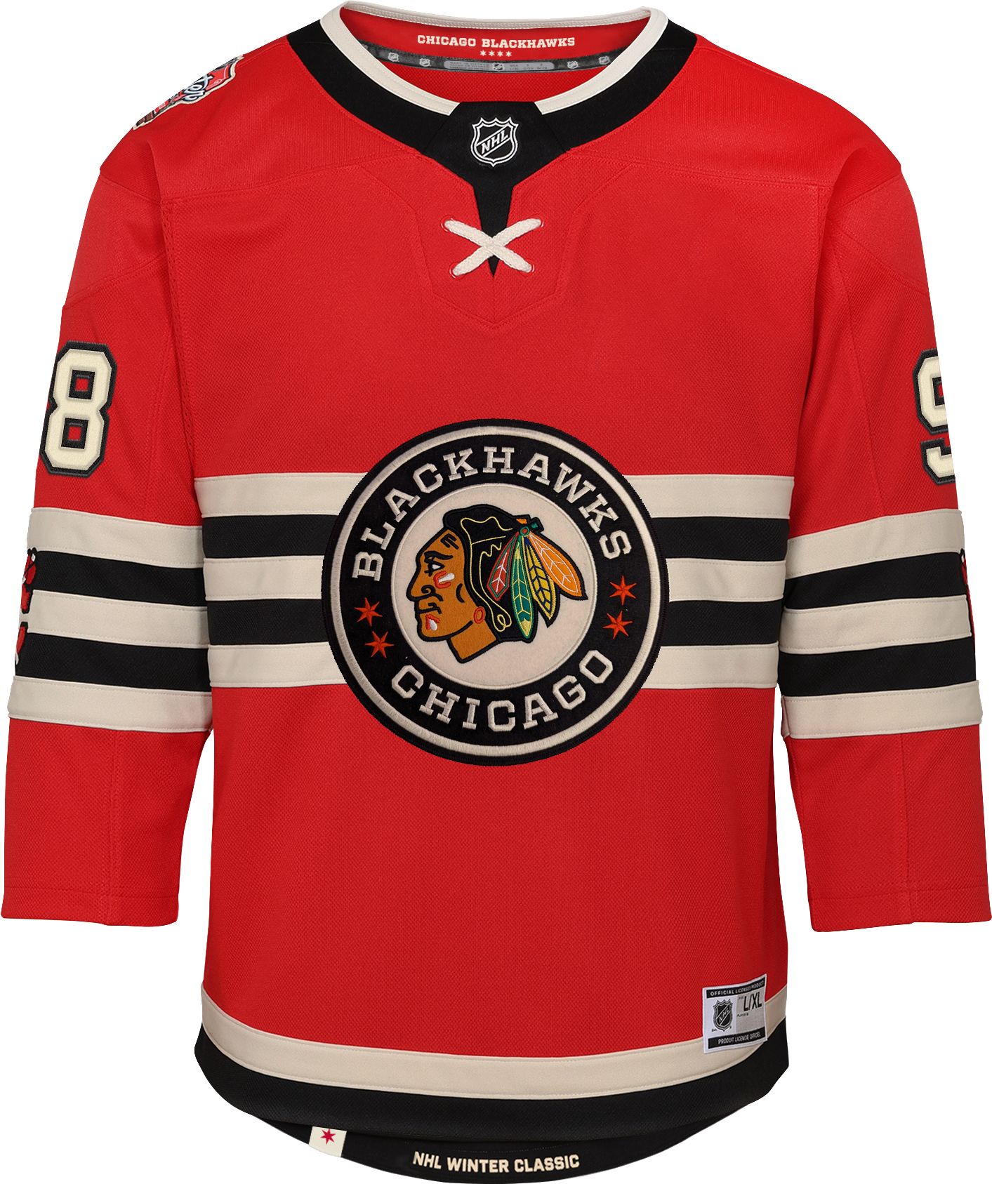 NHL Youth Chicago Blackhawks Connor Bedard 98 20242025 Winter Classic