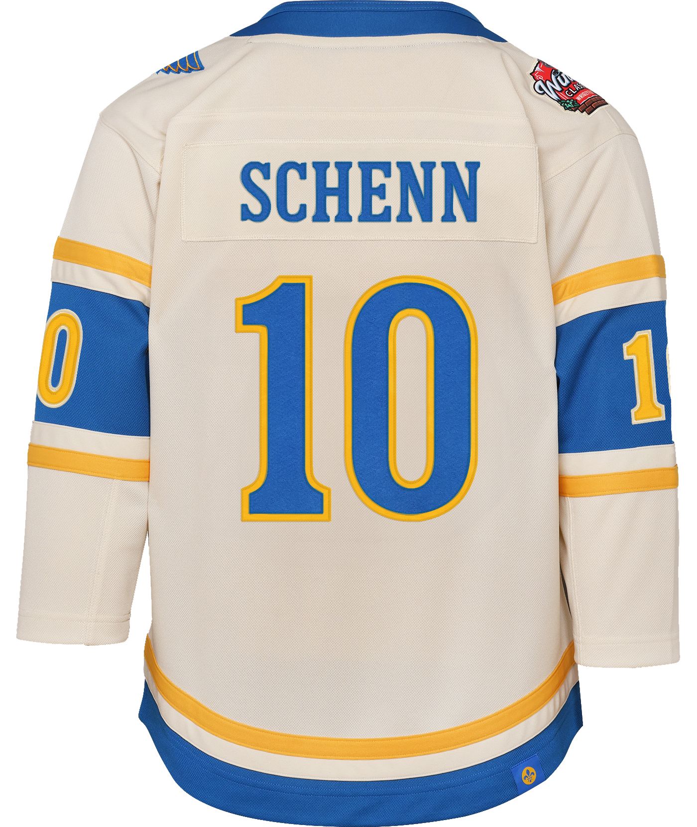 NHL Youth St. Louis Blues Brayden Schenn 10 2024 2025 Winter Classic Offwhite Premier Jersey Dick s Sporting Goods