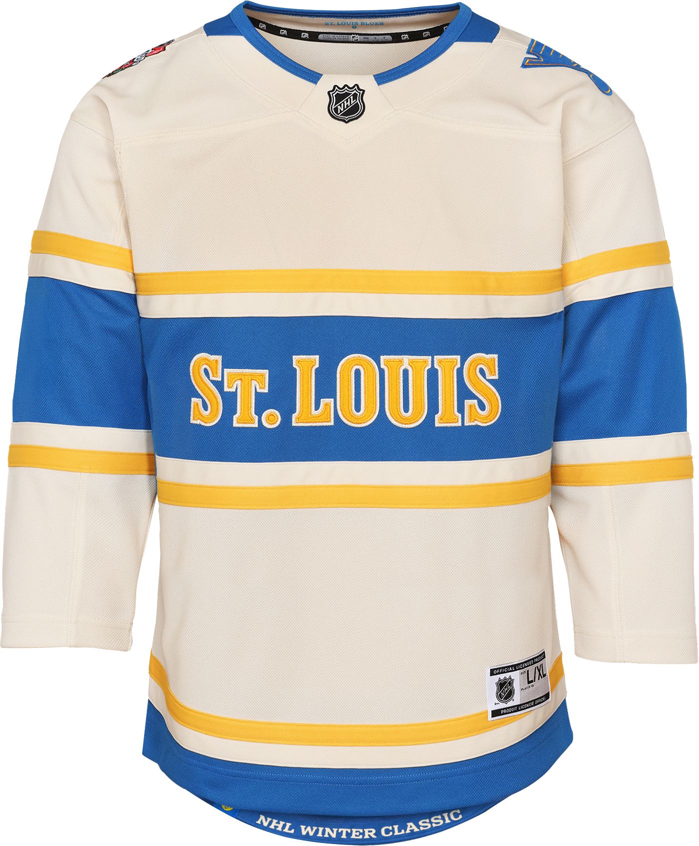 NHL Youth St. Louis Blues 2024 2025 Winter Classic Offwhite Premier Jersey Dick s Sporting Goods