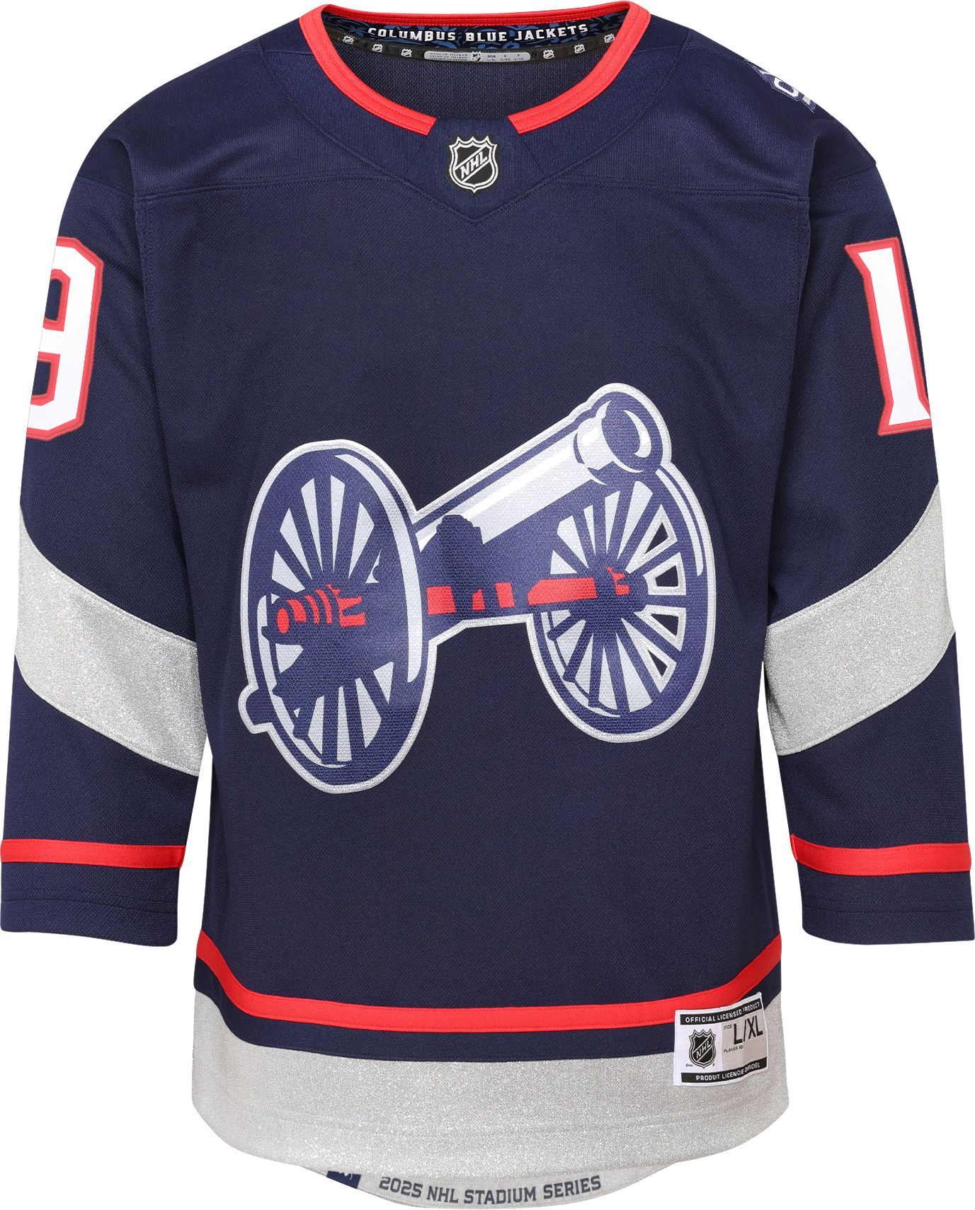 NHL Youth 2024-2025 Stadium Series Columbus Blue Jackets Adam Fantilli #19 Navy Premier Jersey product image