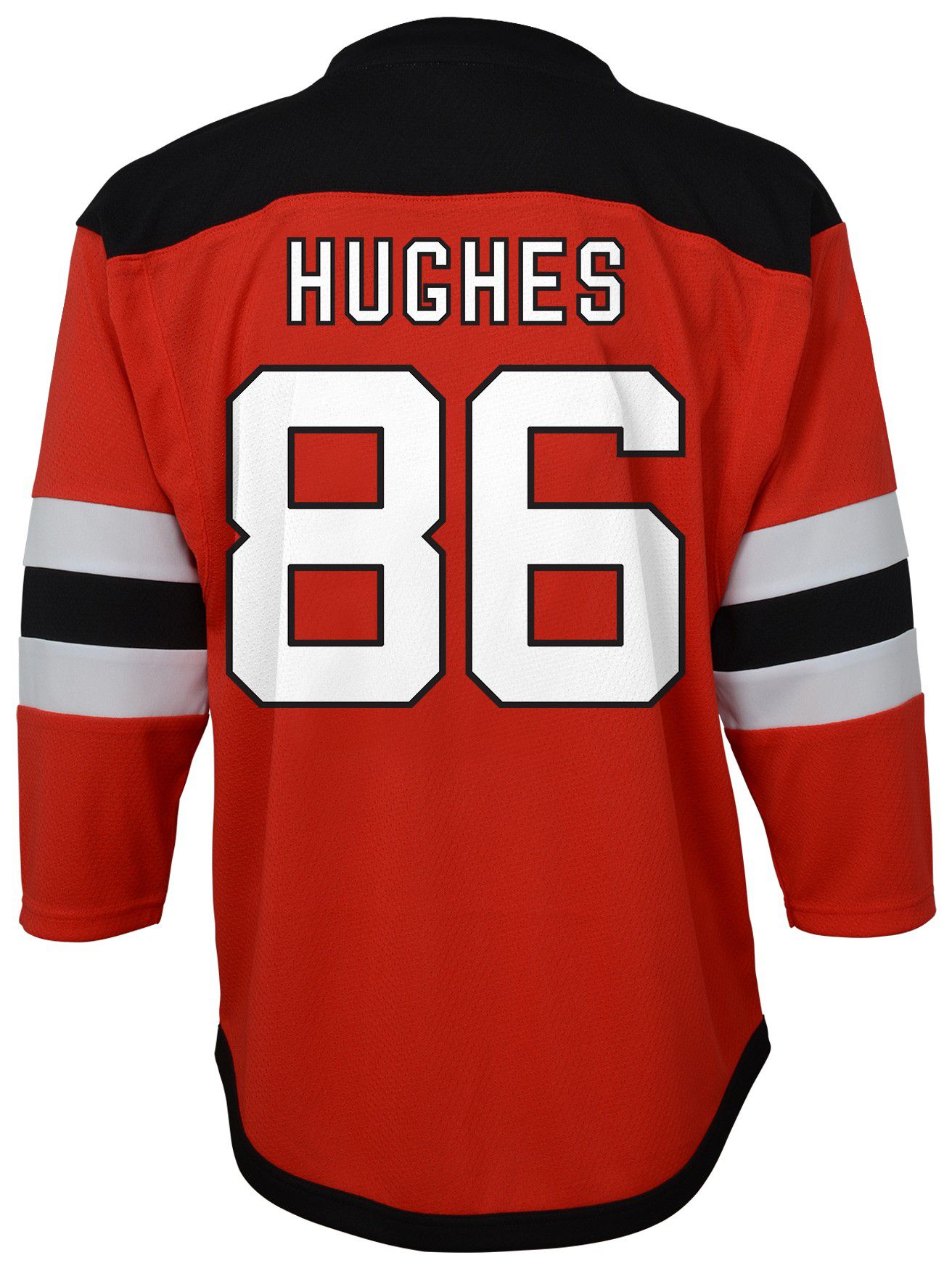 NHL Boys' New Jersey Devils Jack Hughes #86 Black Home Replica Jersey product image