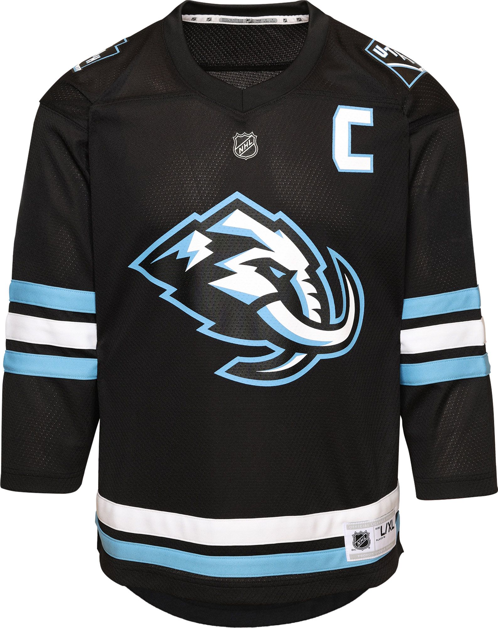 NHL Boys' Utah Mammoth Clayton Keller #9 Home Black Replica Jersey product image