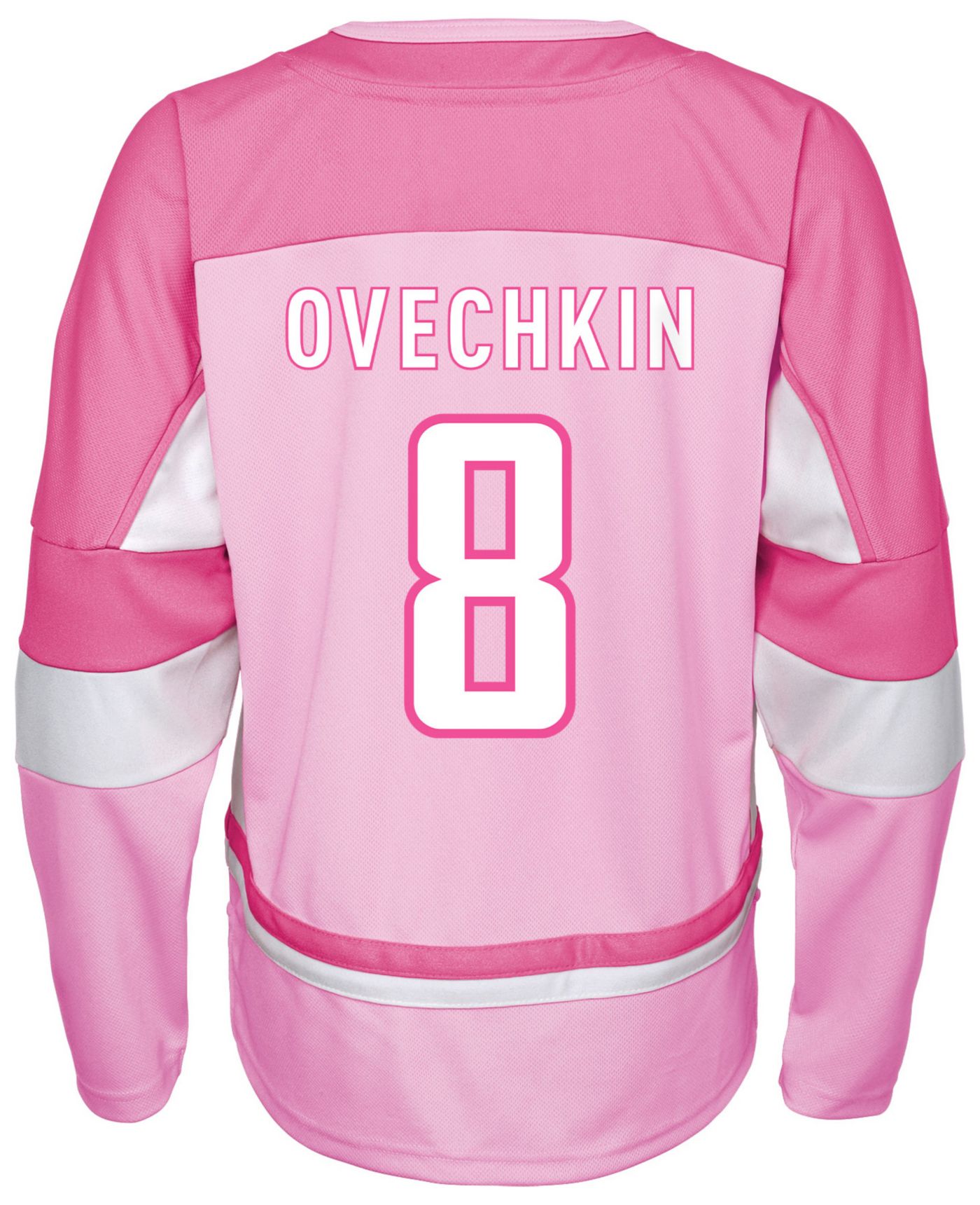 NHL Youth Washington Capitals Alex Ovechkin 8 20242025 Pink Replica