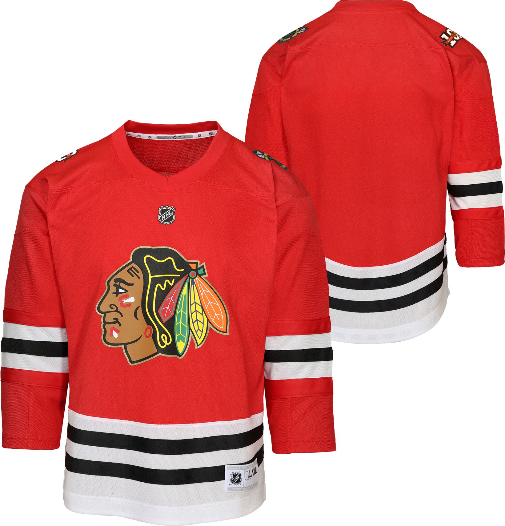NHL Infant Chicago Blackhawks Centennial Red Blank Replica Jersey product image