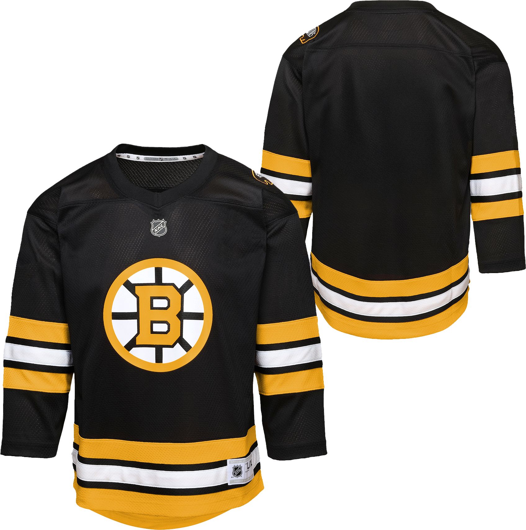 NHL Infant Boston Bruins Home Black Blank Replica Jersey product image