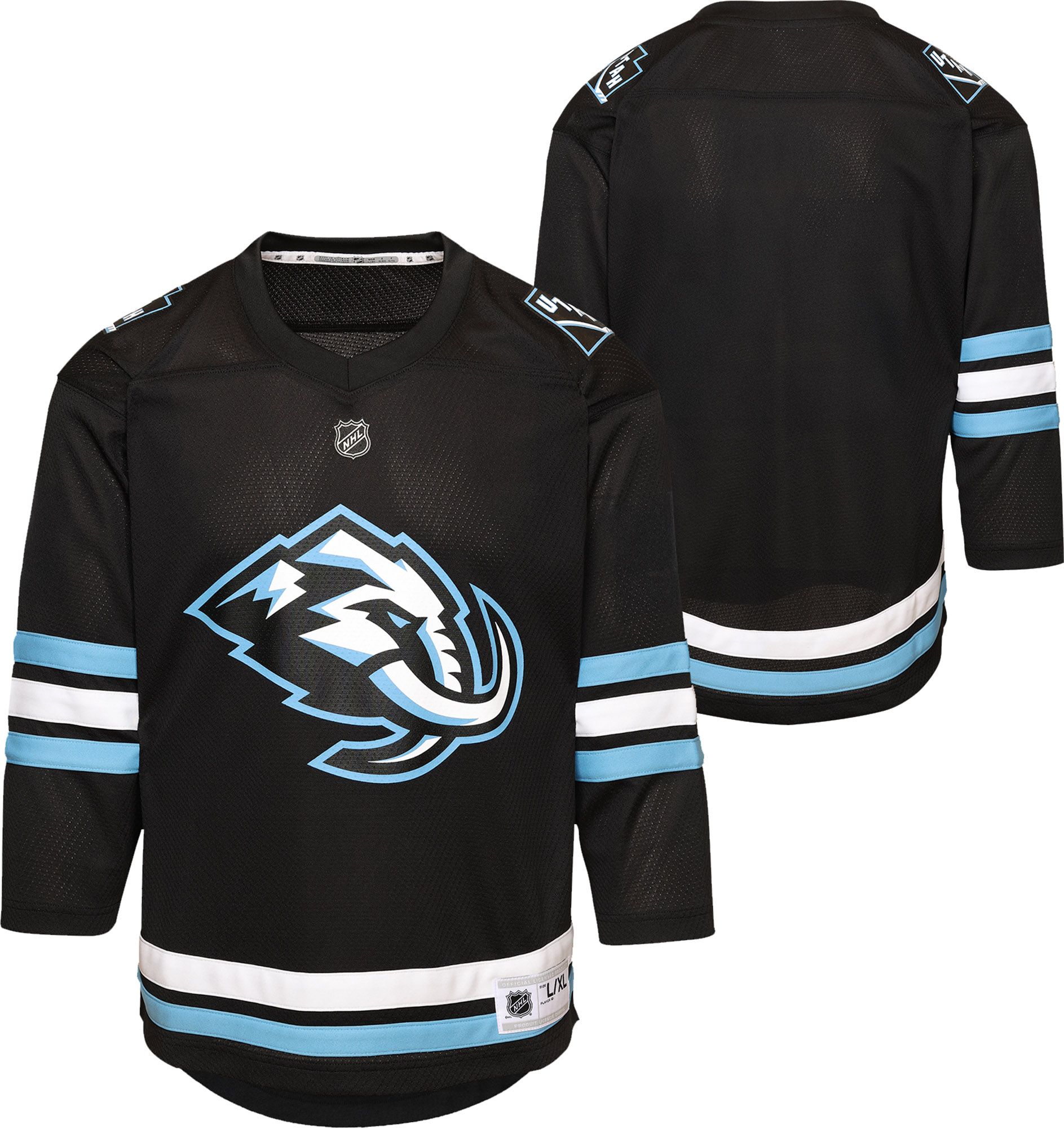NHL Infant Utah Mammoth Blank Home Black Replica Jersey product image