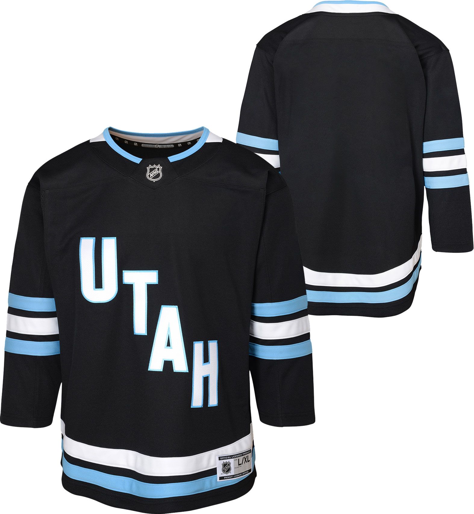NHL Infant Utah Hockey Club Black Home Replica Jersey product image