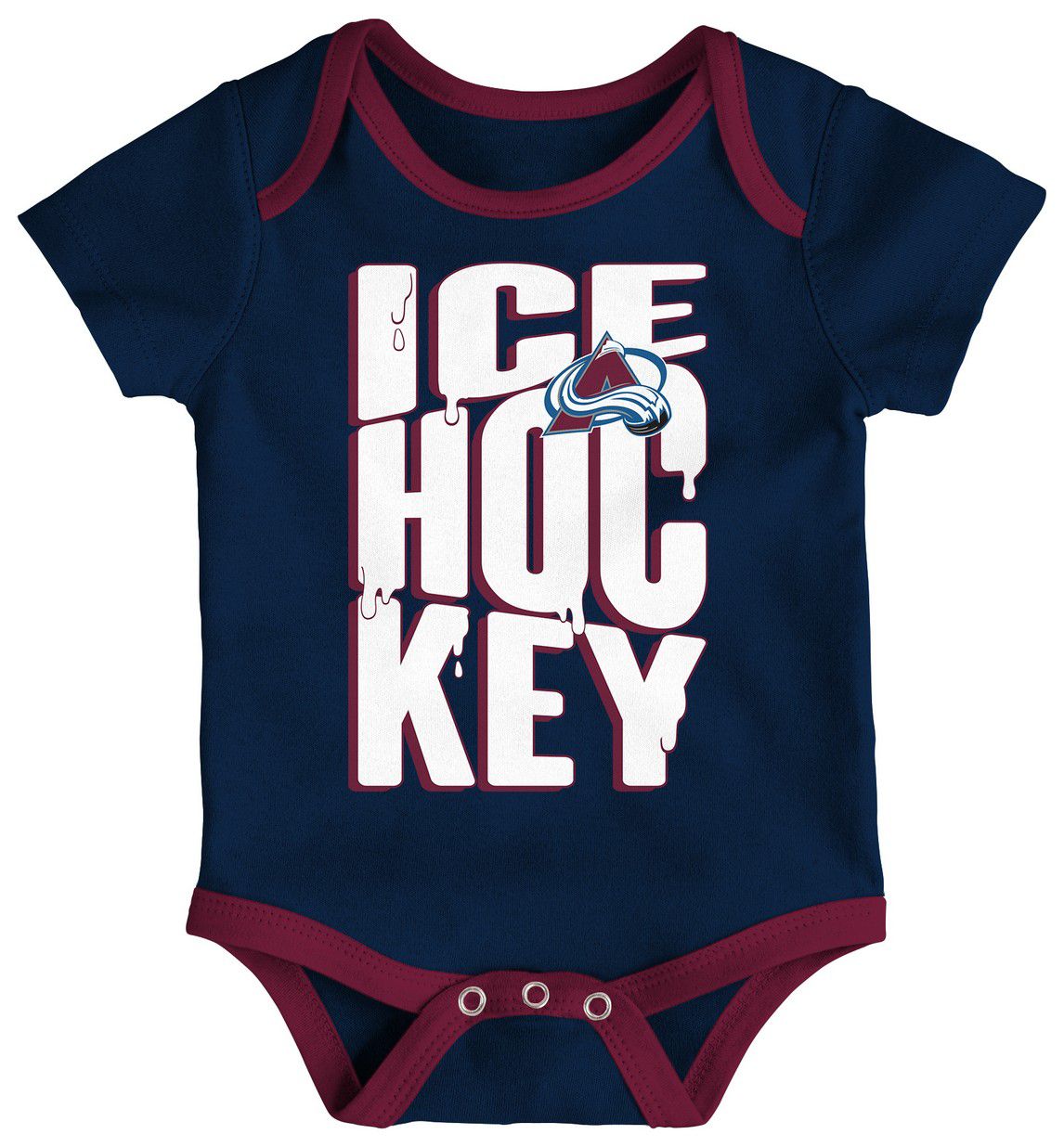 NHL Infant Colorado Avalanche Multicolor 3-Piece Creeper Header Set product image