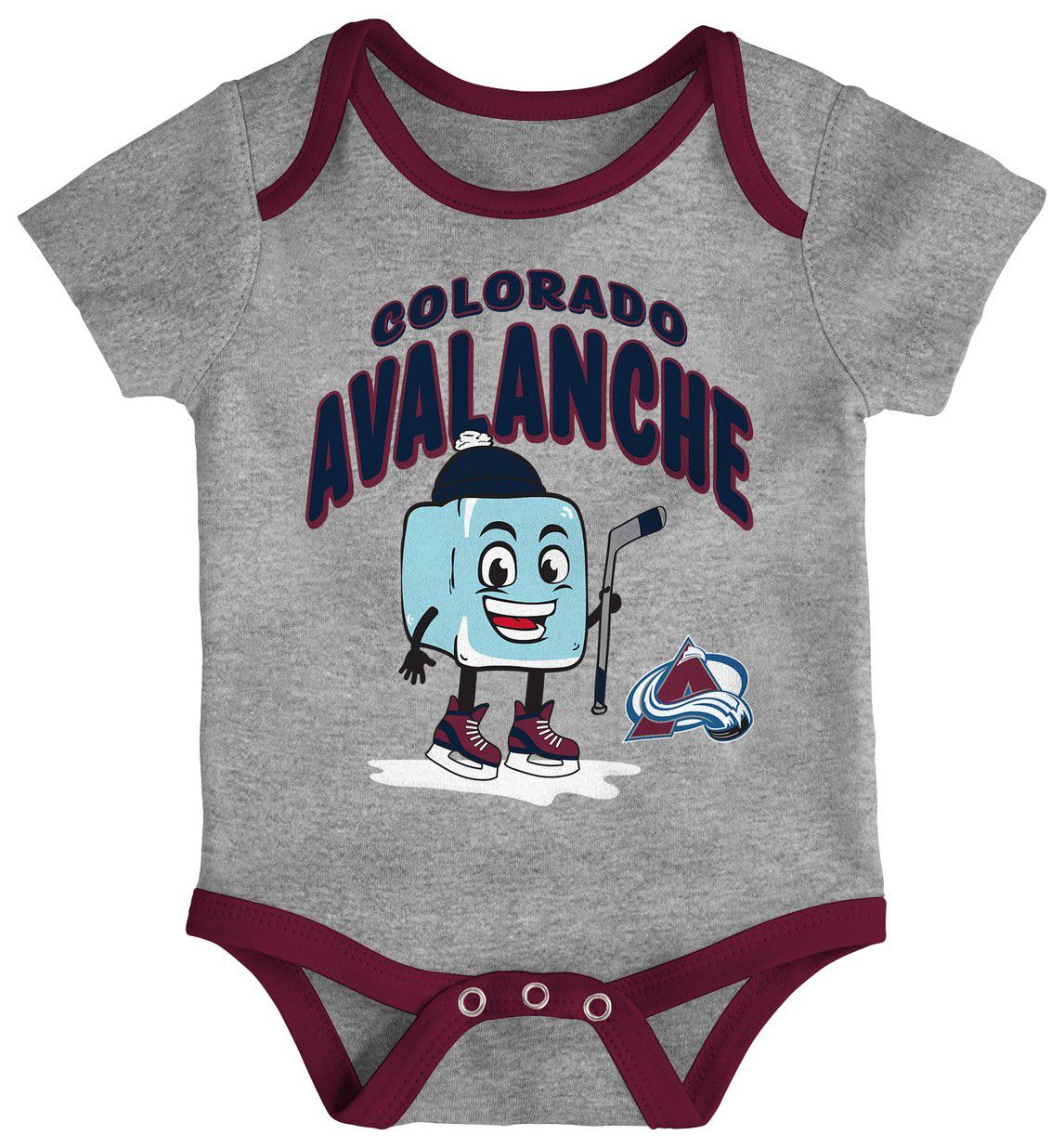 NHL Infant Colorado Avalanche Multicolor 3-Piece Creeper Header Set product image