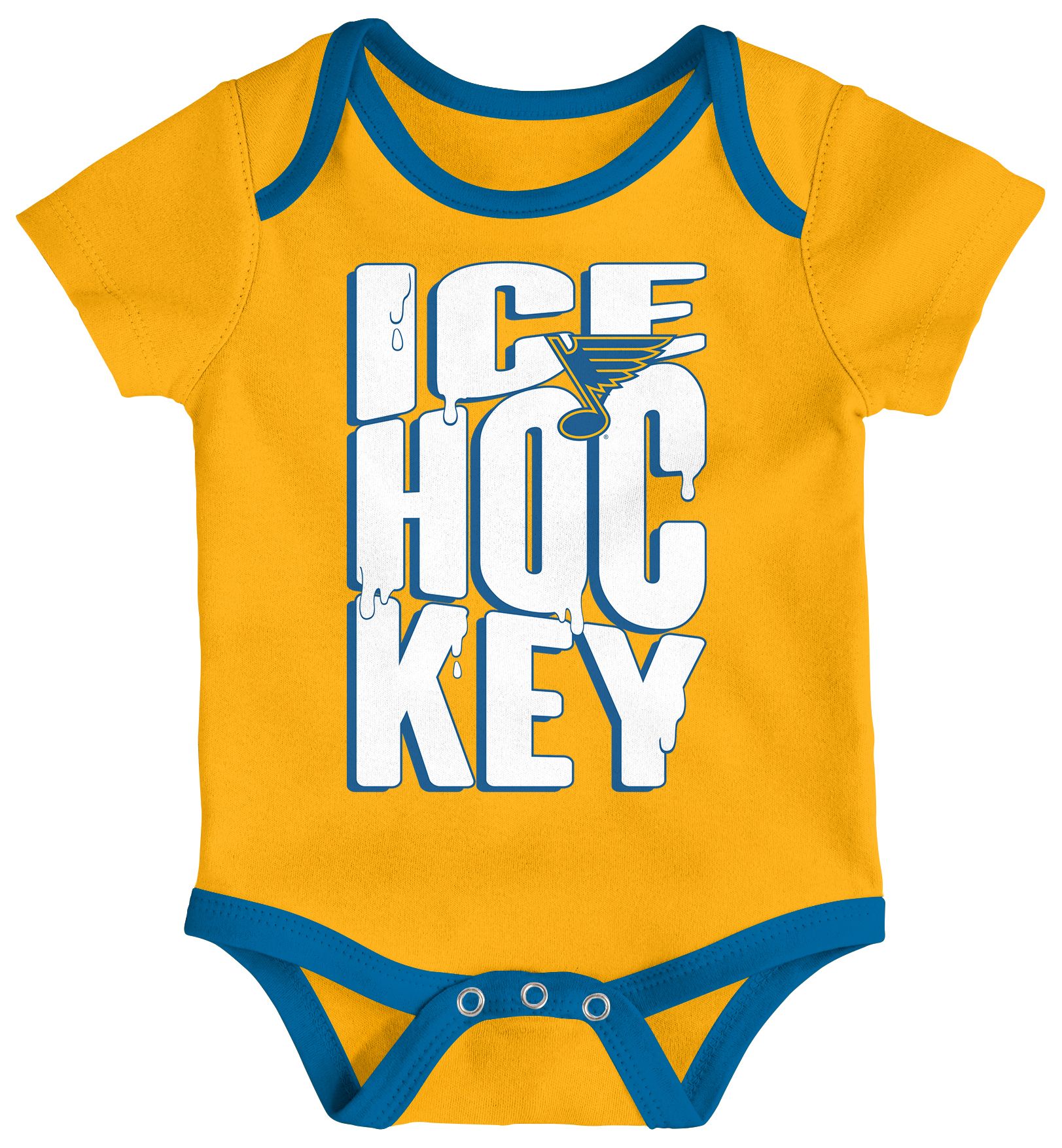 NHL Infant St. Louis Blues Multicolor 3-Piece Creeper Header Set product image