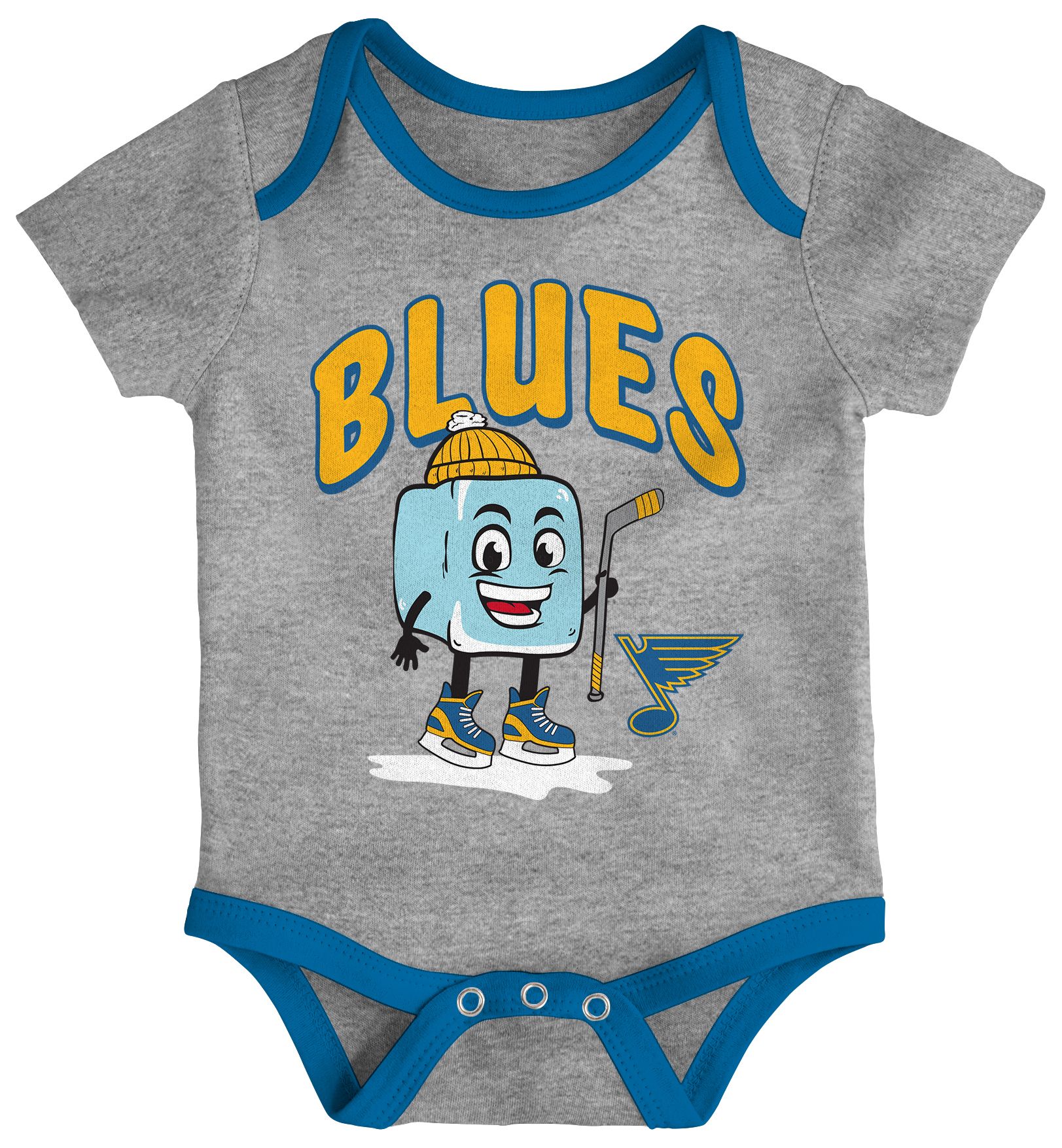 NHL Infant St. Louis Blues Multicolor 3-Piece Creeper Header Set product image