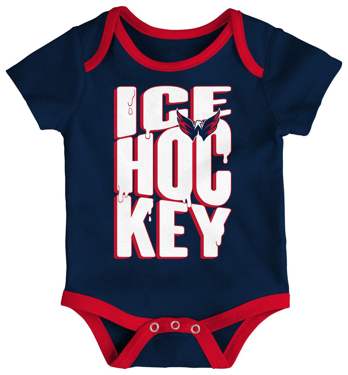 NHL Infant Washington Capitals Multicolor 3-Piece Creeper Header Set product image