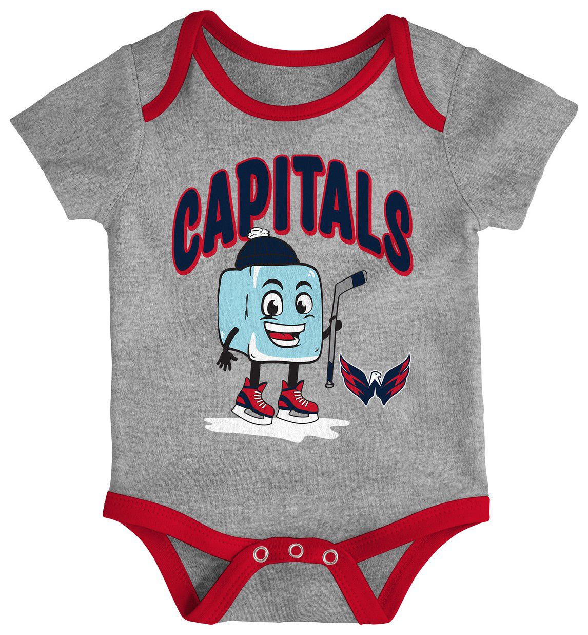 NHL Infant Washington Capitals Multicolor 3-Piece Creeper Header Set product image