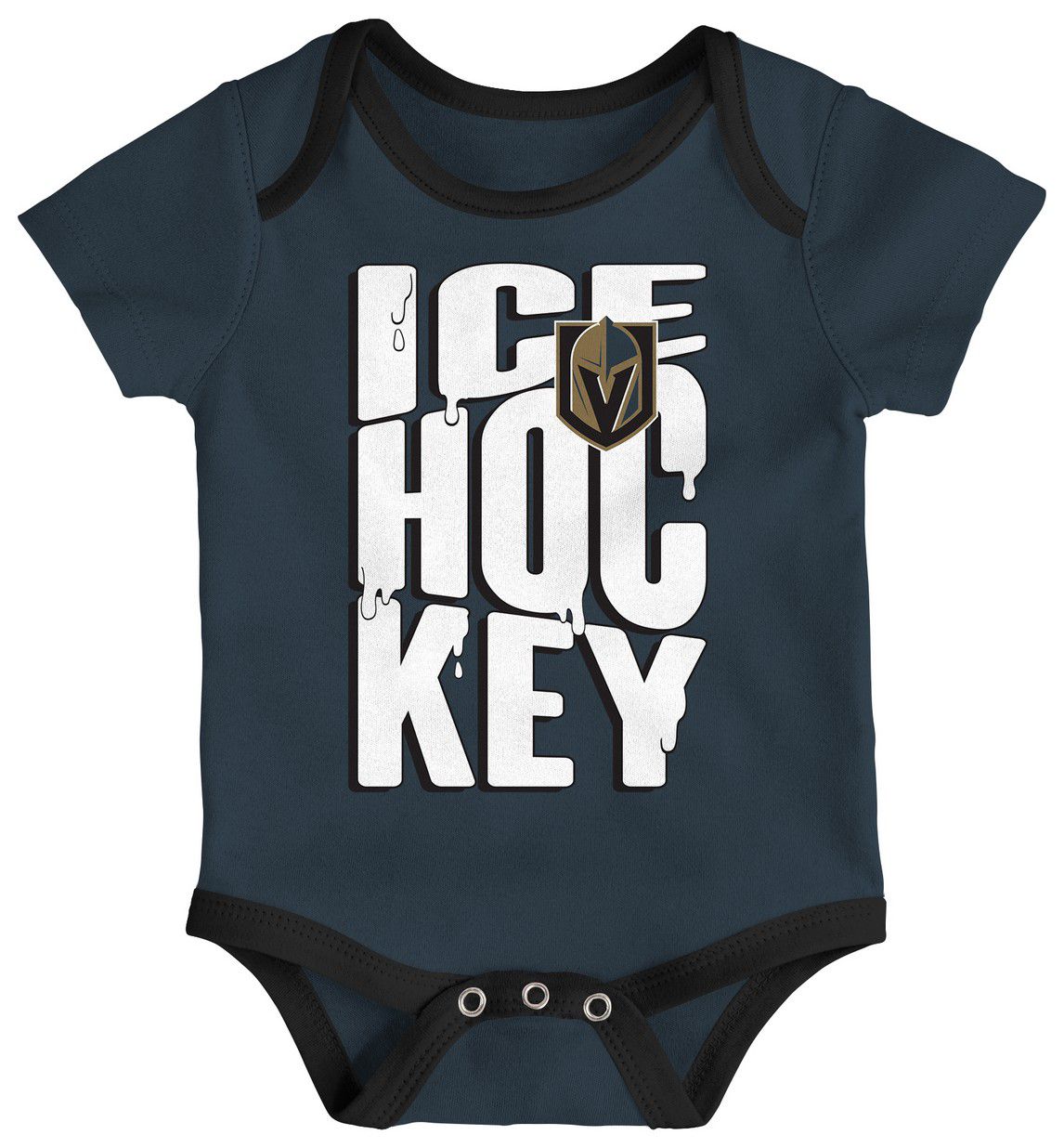 NHL Infant Vegas Golden Knights Multicolor 3-Piece Creeper Header Set product image