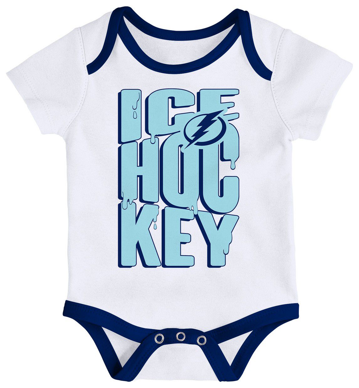 NHL Infant Tampa Bay Lightning Multicolor 3-Piece Creeper Header Set product image