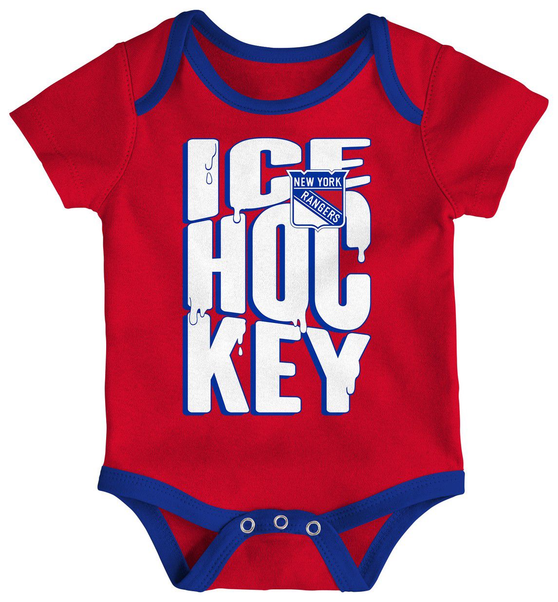 NHL Infant New York Rangers Multicolor 3-Piece Creeper Header Set product image