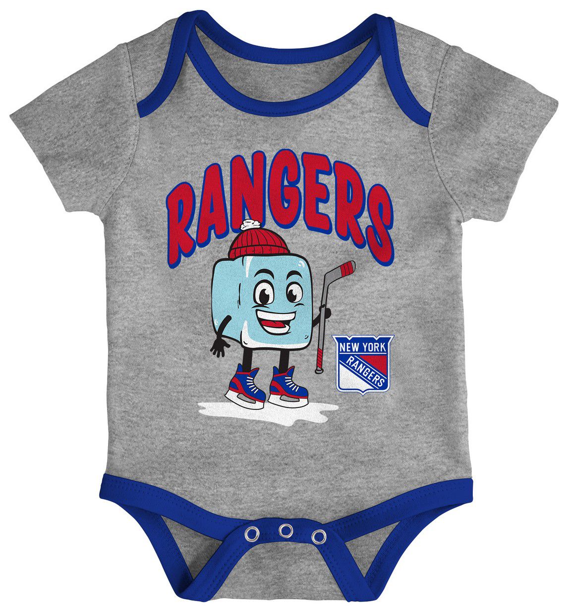 NHL Infant New York Rangers Multicolor 3-Piece Creeper Header Set product image