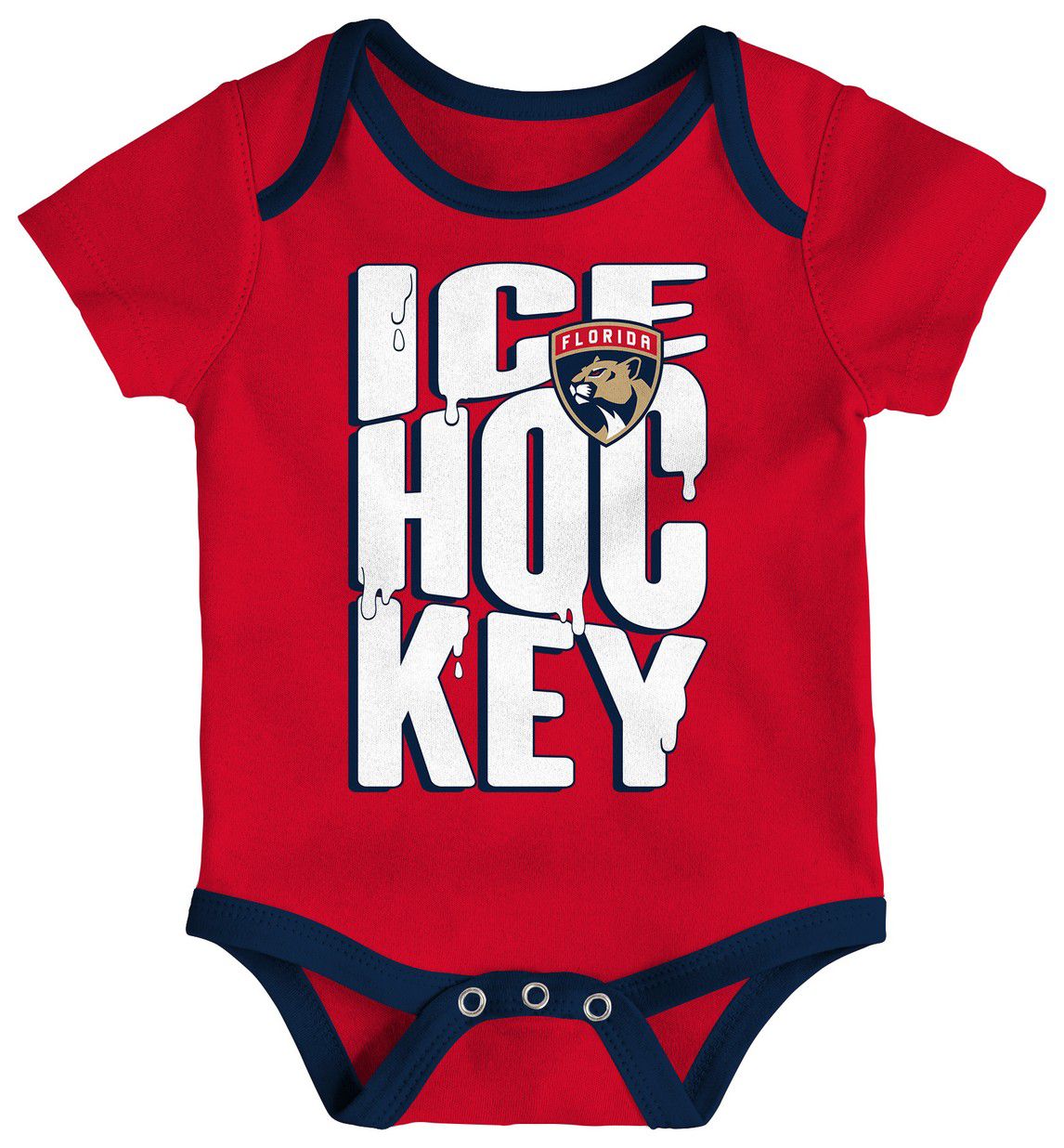 NHL Infant Florida Panthers Multicolor 3-Piece Creeper Header Set product image