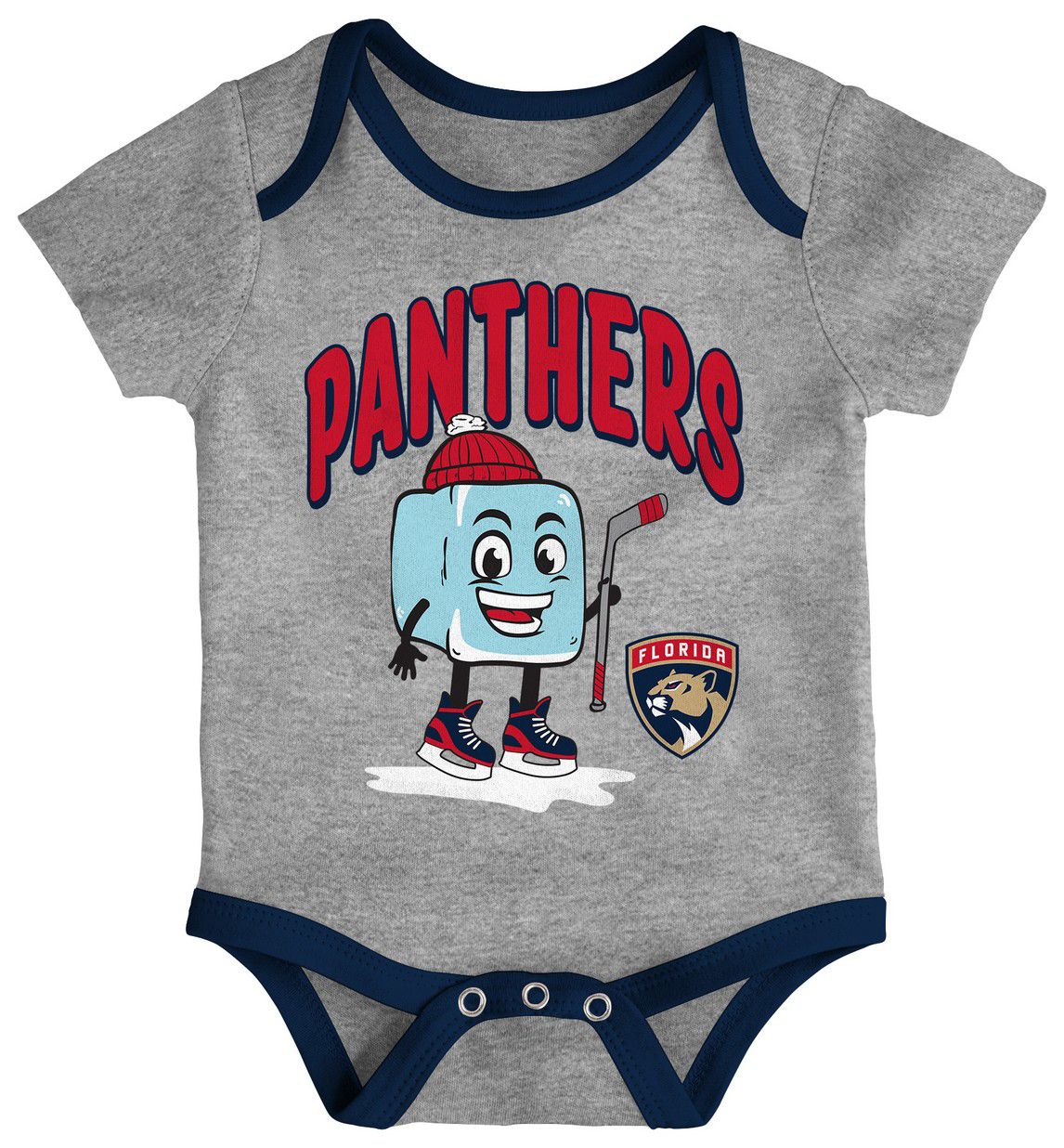NHL Infant Florida Panthers Multicolor 3-Piece Creeper Header Set product image