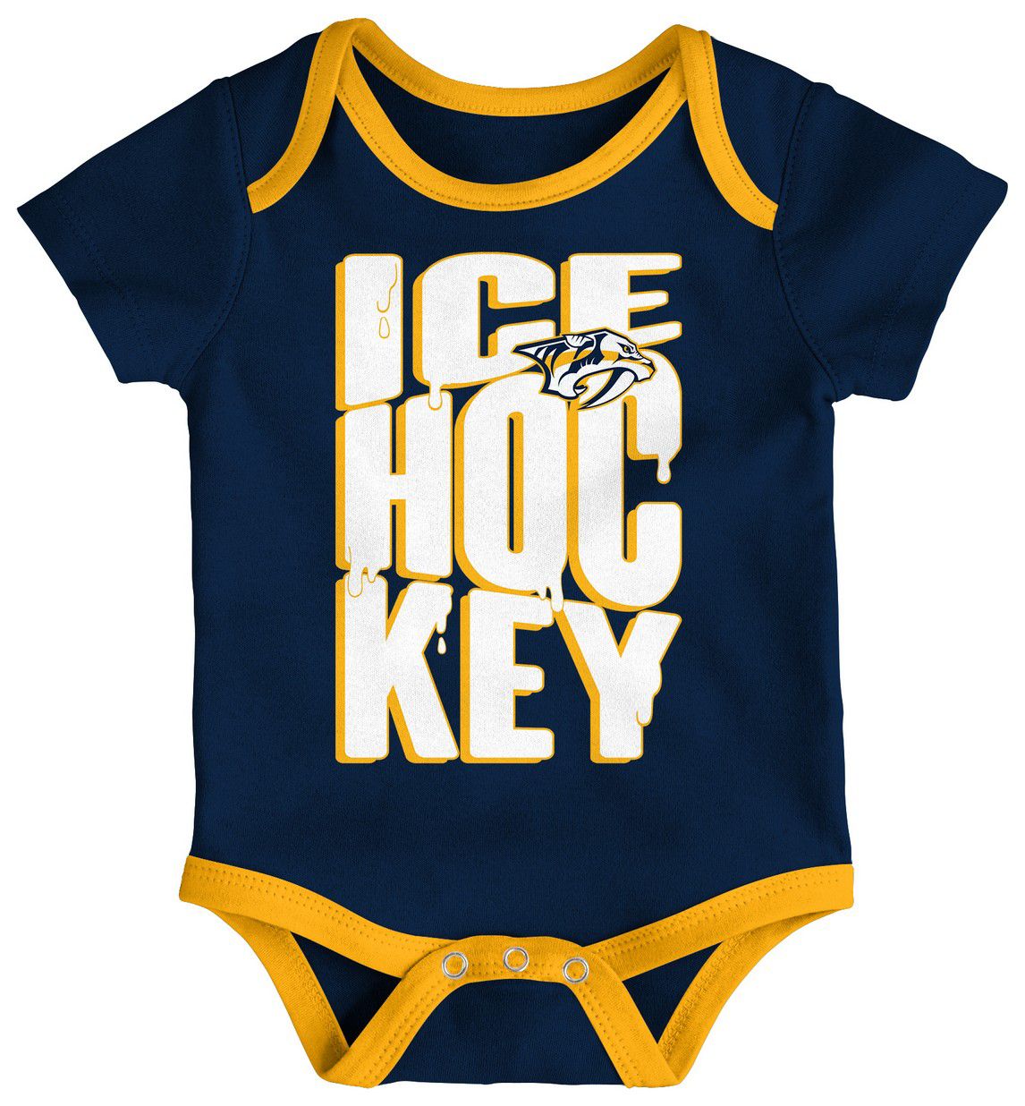 NHL Infant Nashville Predators Multicolor 3-Piece Creeper Header Set product image