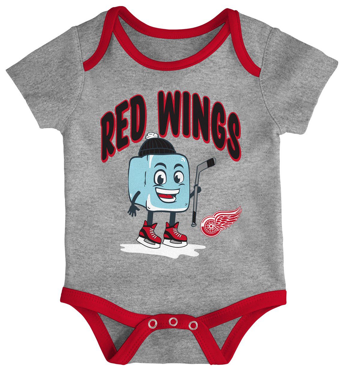 NHL Infant Detroit Red Wings Multicolor 3-Piece Creeper Header Set product image