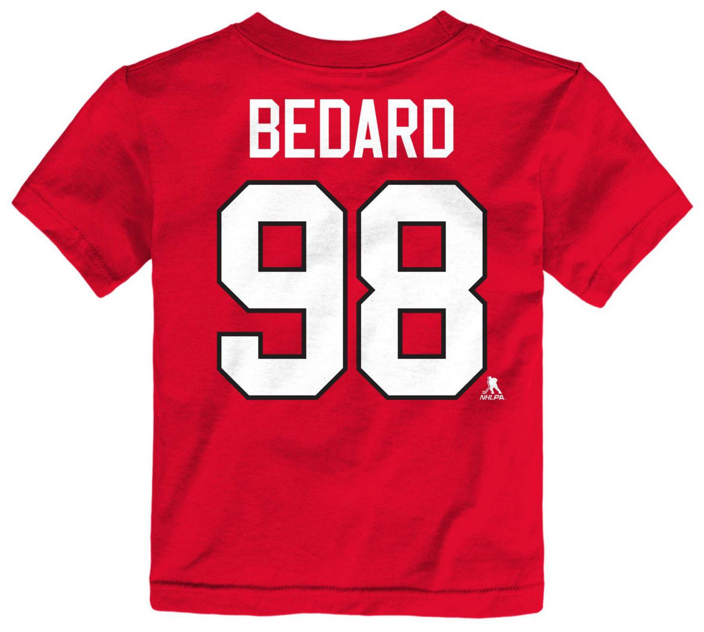 NHL Toddler Chicago Blackhawks Connor Bedard 98 Red T Shirt Dick s Sporting Goods