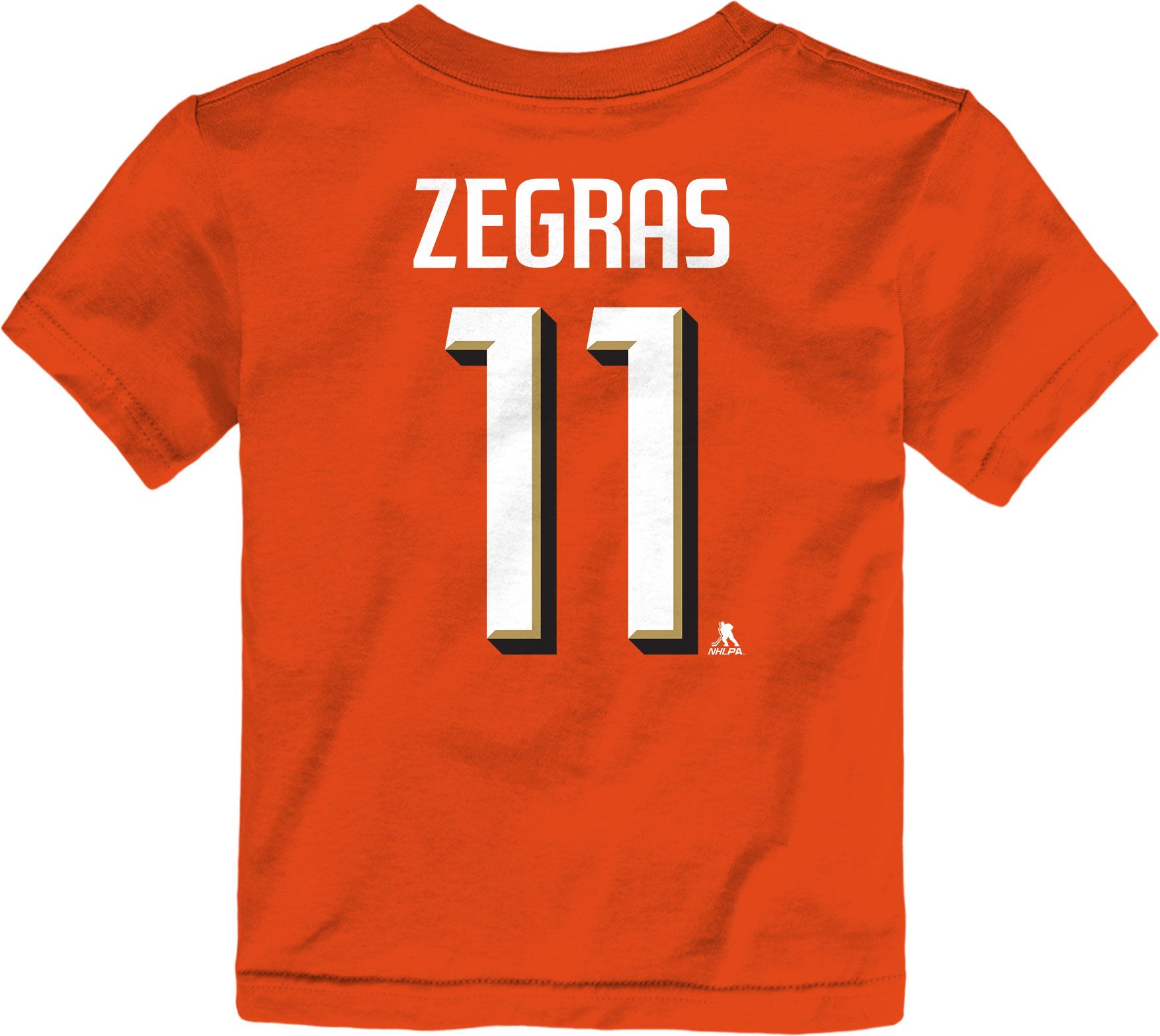 NHL Toddler Anaheim Ducks Trevor Zegras #11 Orange T-Shirt product image