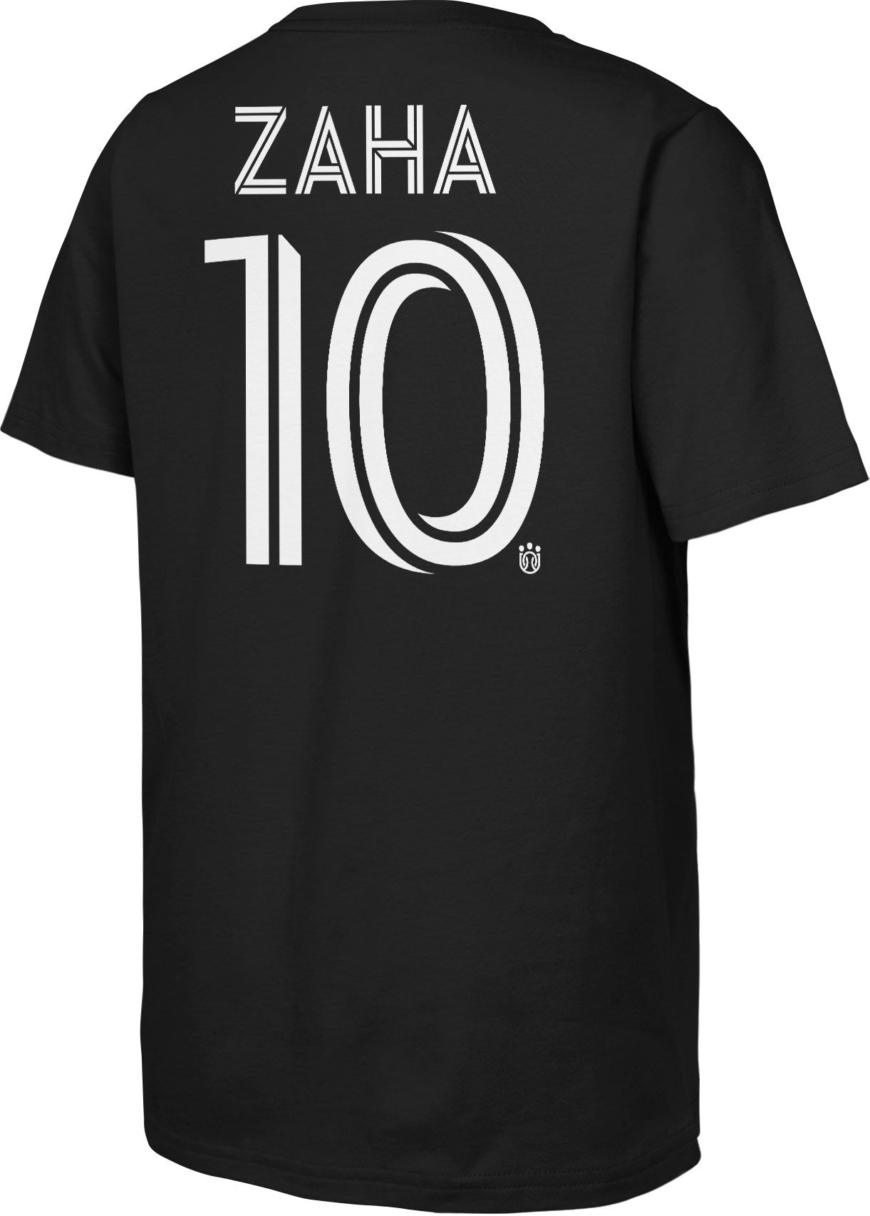 MLS Youth Charlotte FC Wilfried Zaha #10 Black T-Shirt product image