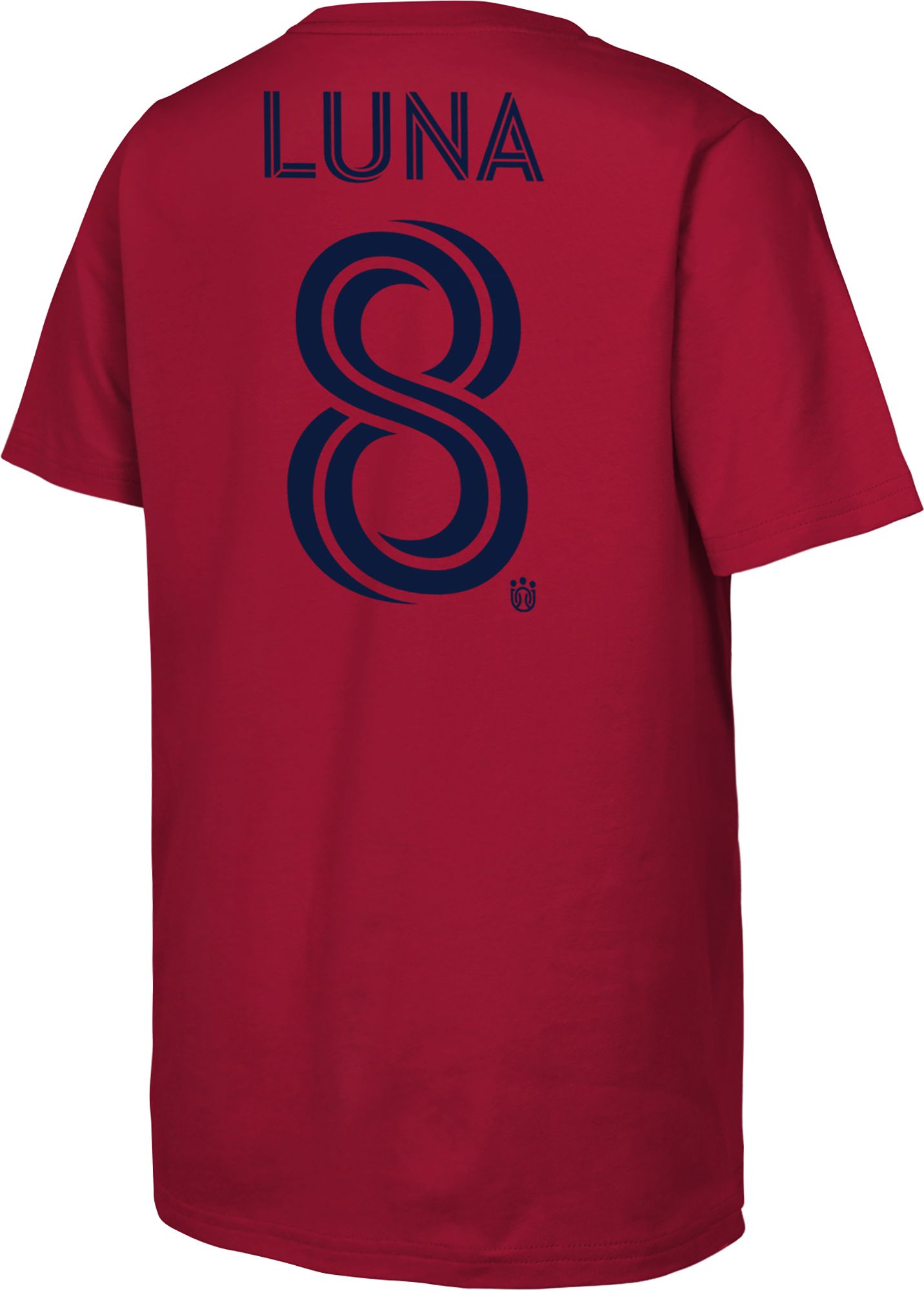 MLS Youth Real Salt Lake Diego Luna #8 Dark Red T-Shirt product image