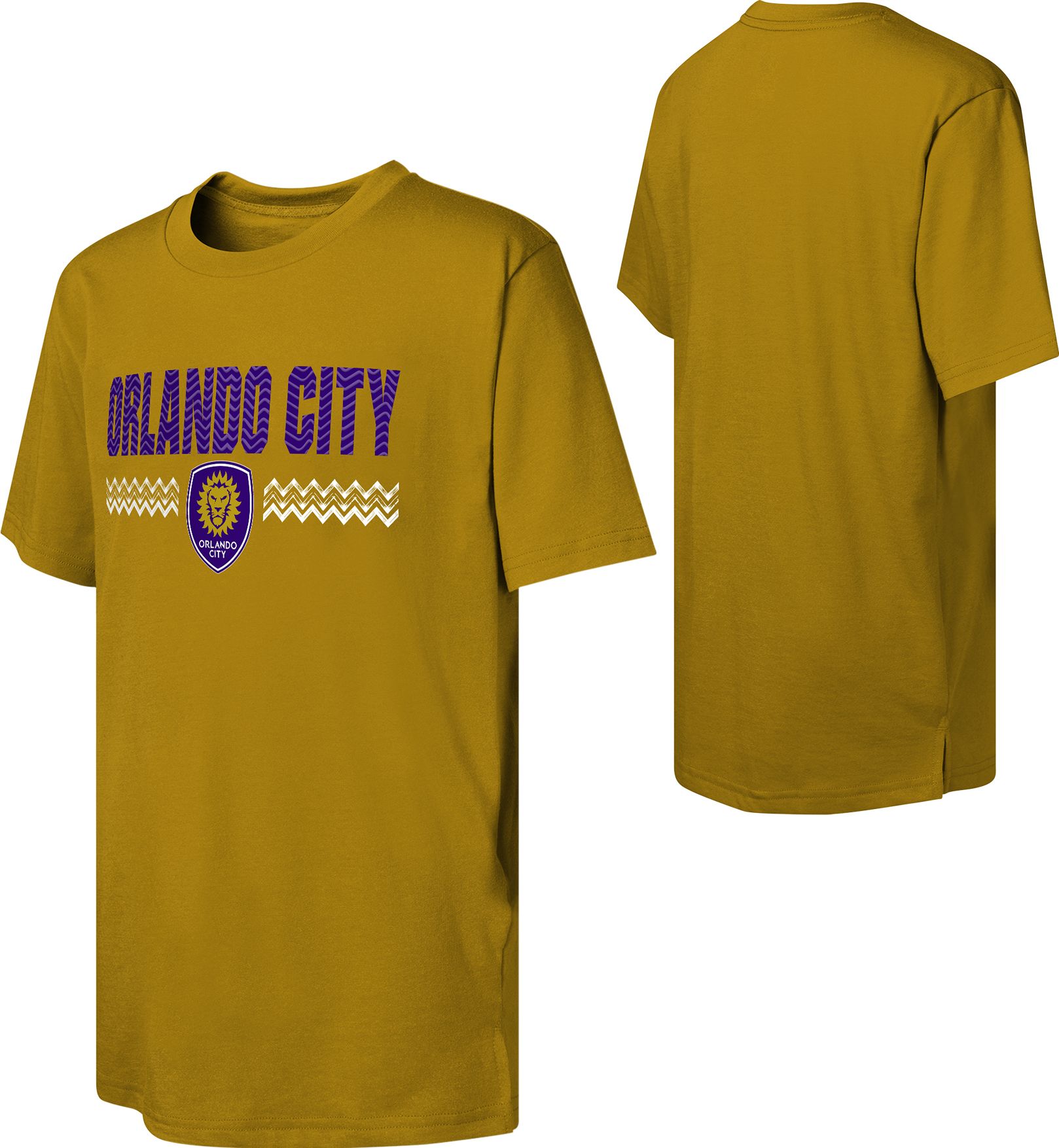MLS Youth Orlando City Wordmark Gold T-Shirt product image