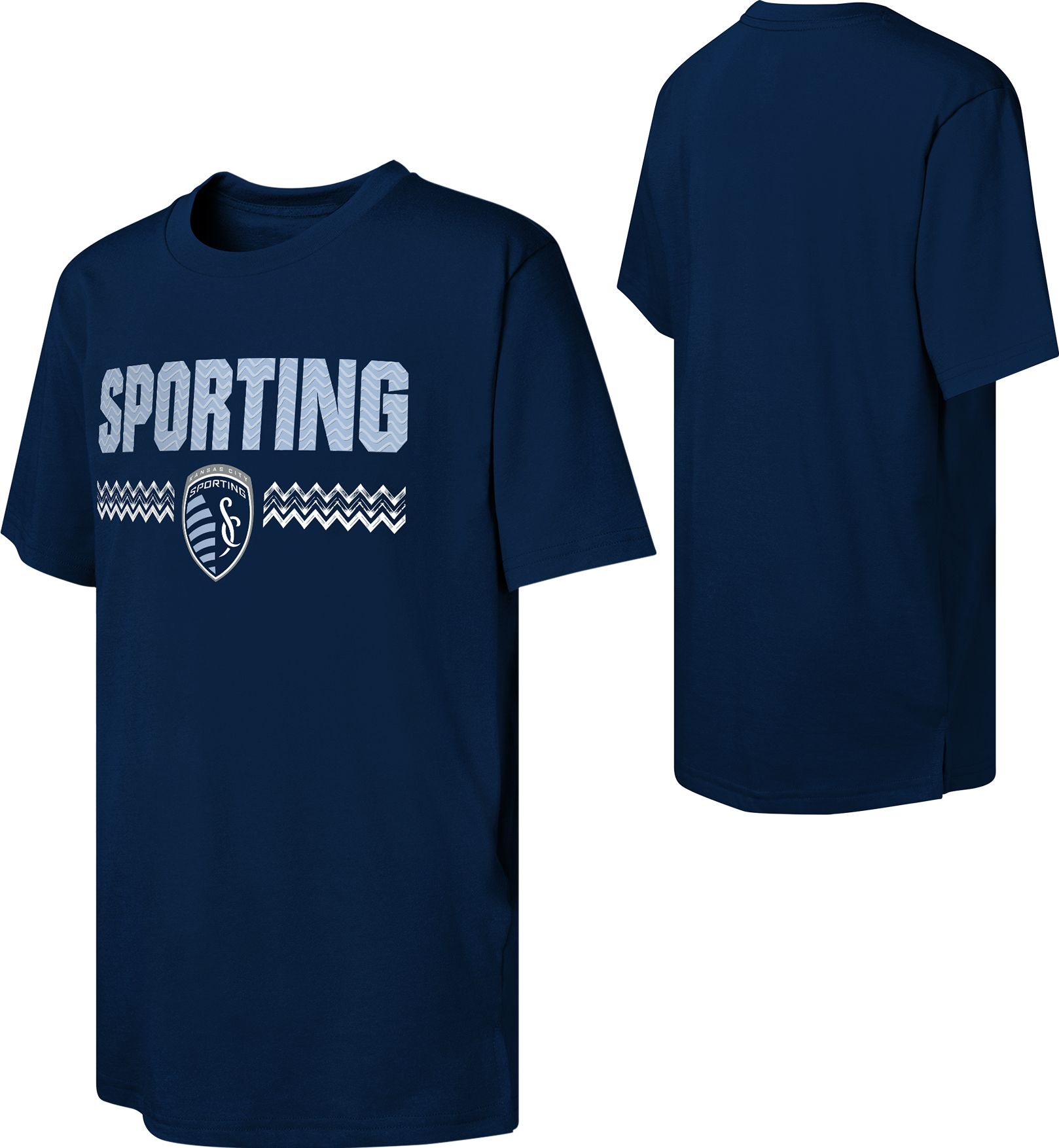 MLS Youth Sporting Kansas City Wordmark Navy T-Shirt product image