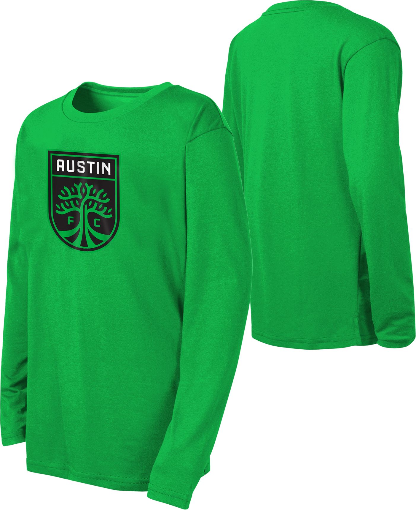 MLS Youth Austin FC Overhead Green Long Sleeve Shirt product image
