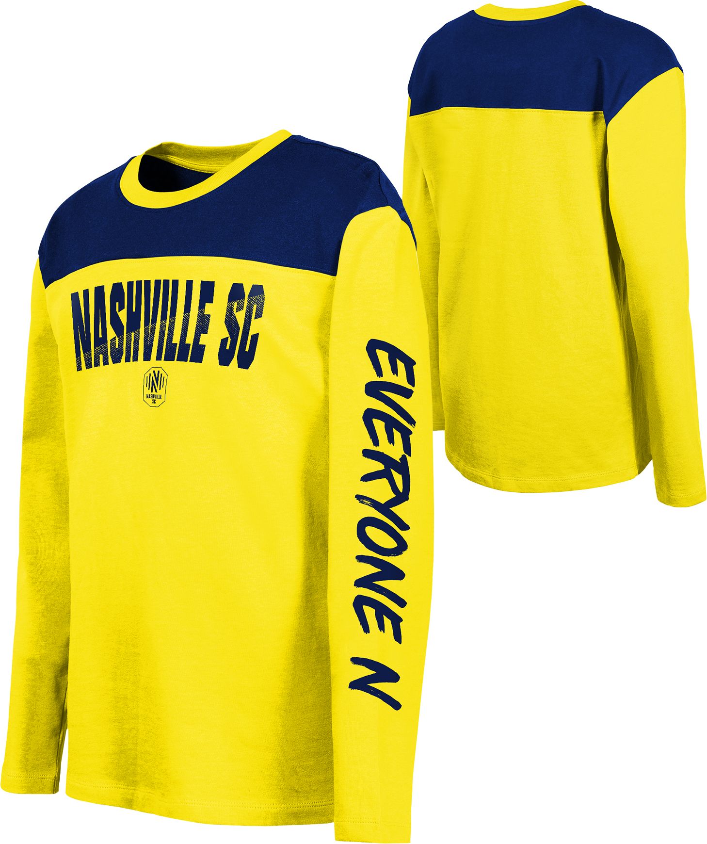 MLS Youth Nashville SC Unbeaten Run Yellow Long Sleeve Shirt product image