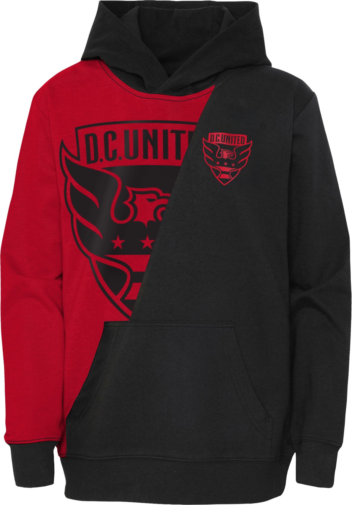 MLS Youth D.C. United Unrivaled Black Pullover Hoodie product image
