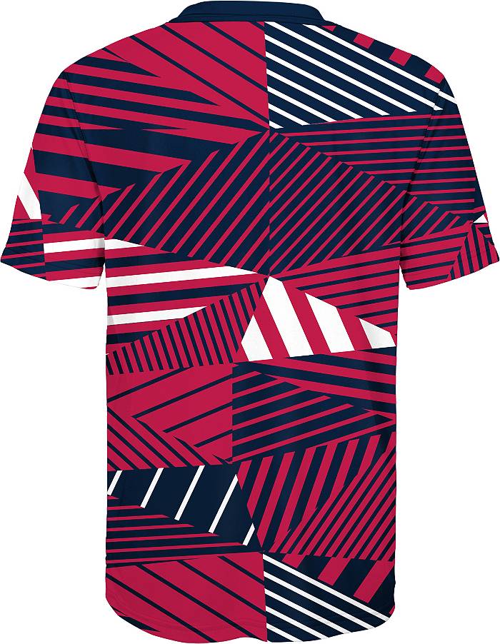 SC Select Baseball Jersey - Red Striped Design