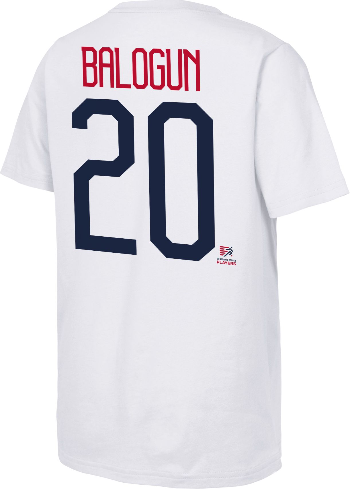 Outerstuff Adult USMNT Folarin Balogun #20 White T-Shirt product image