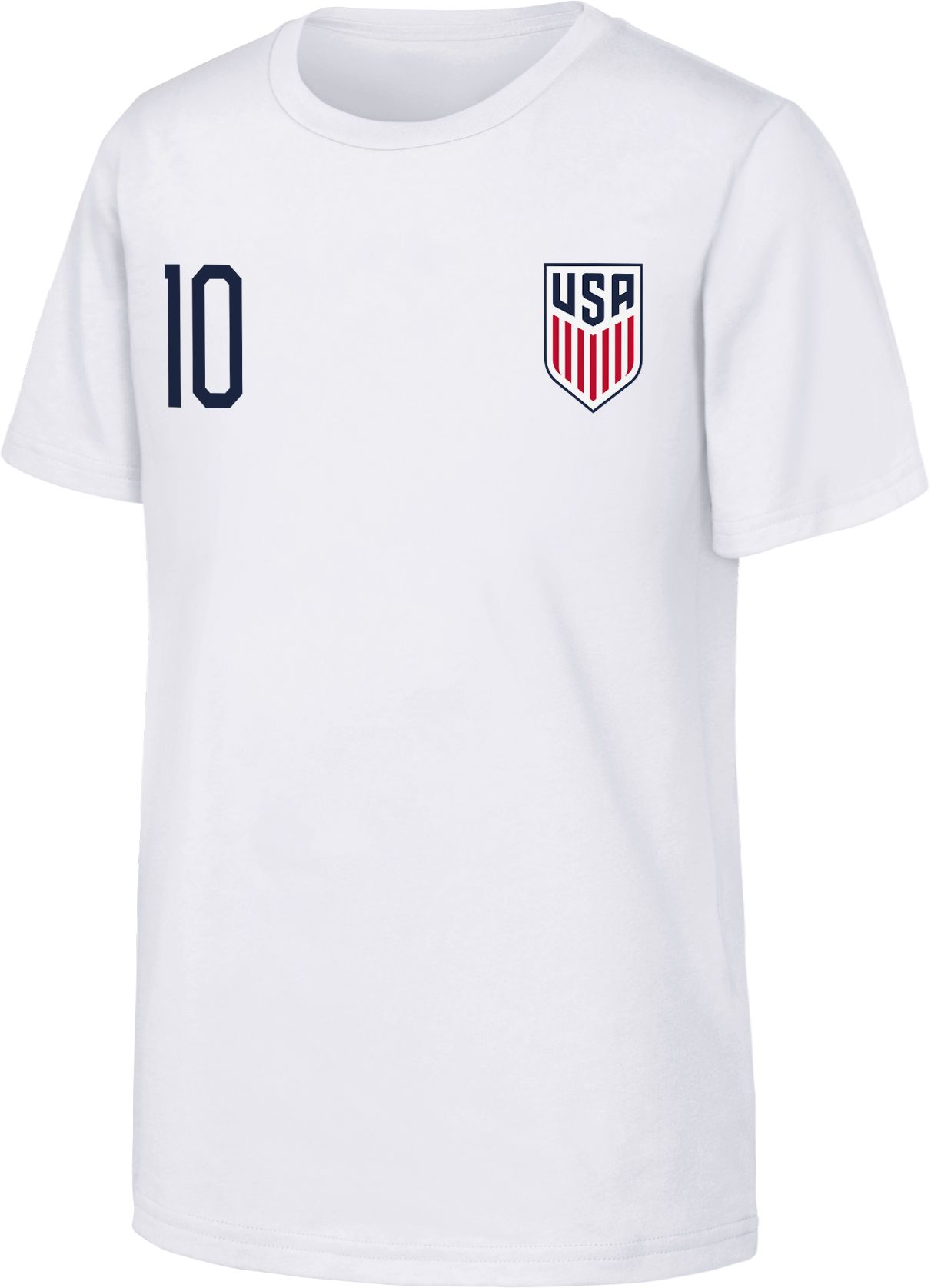 Outerstuff Adult USMNT Christian Pulisic #10 White T-Shirt product image