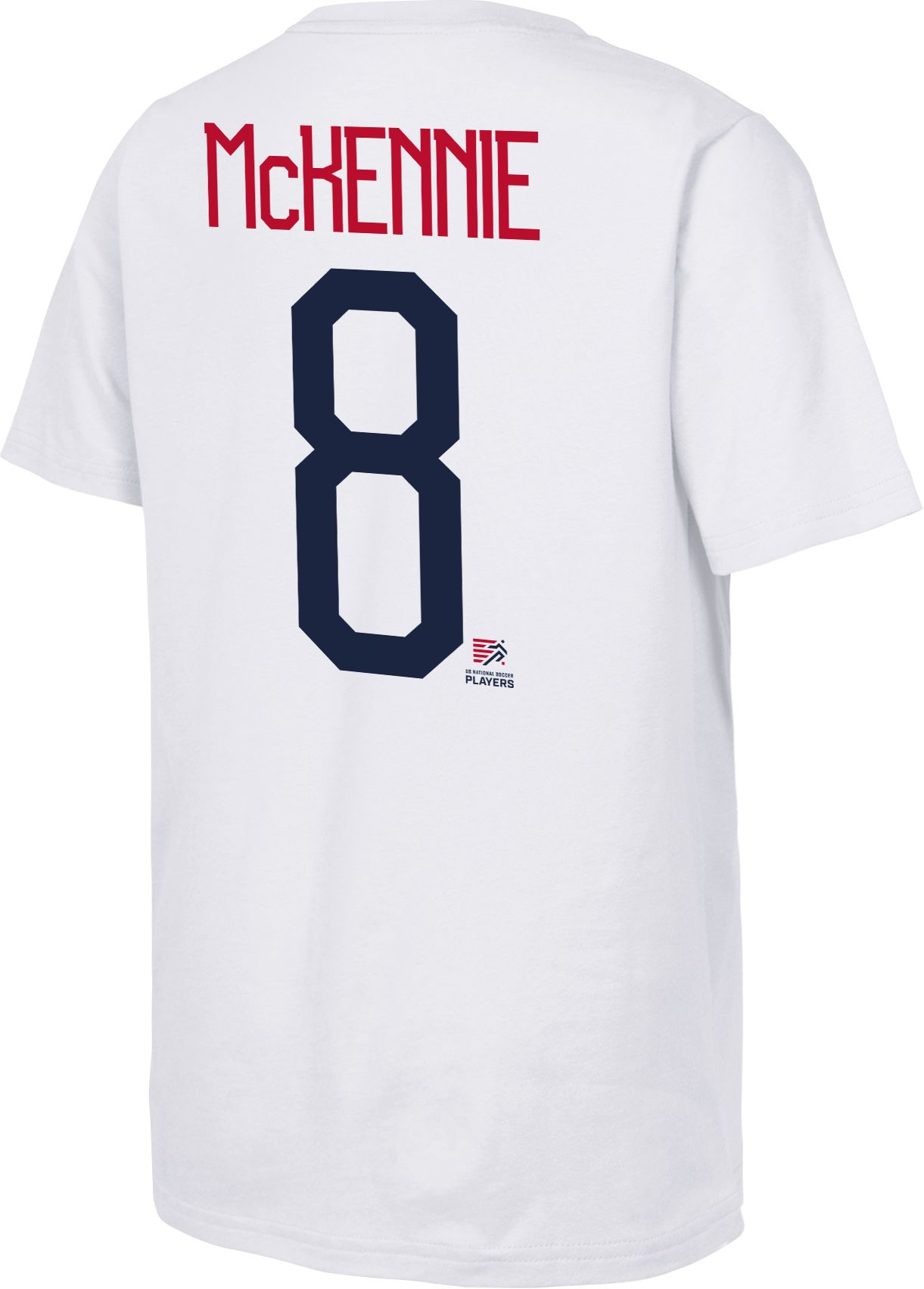 Outerstuff Adult USMNT Weston McKennie #8 White T-Shirt product image