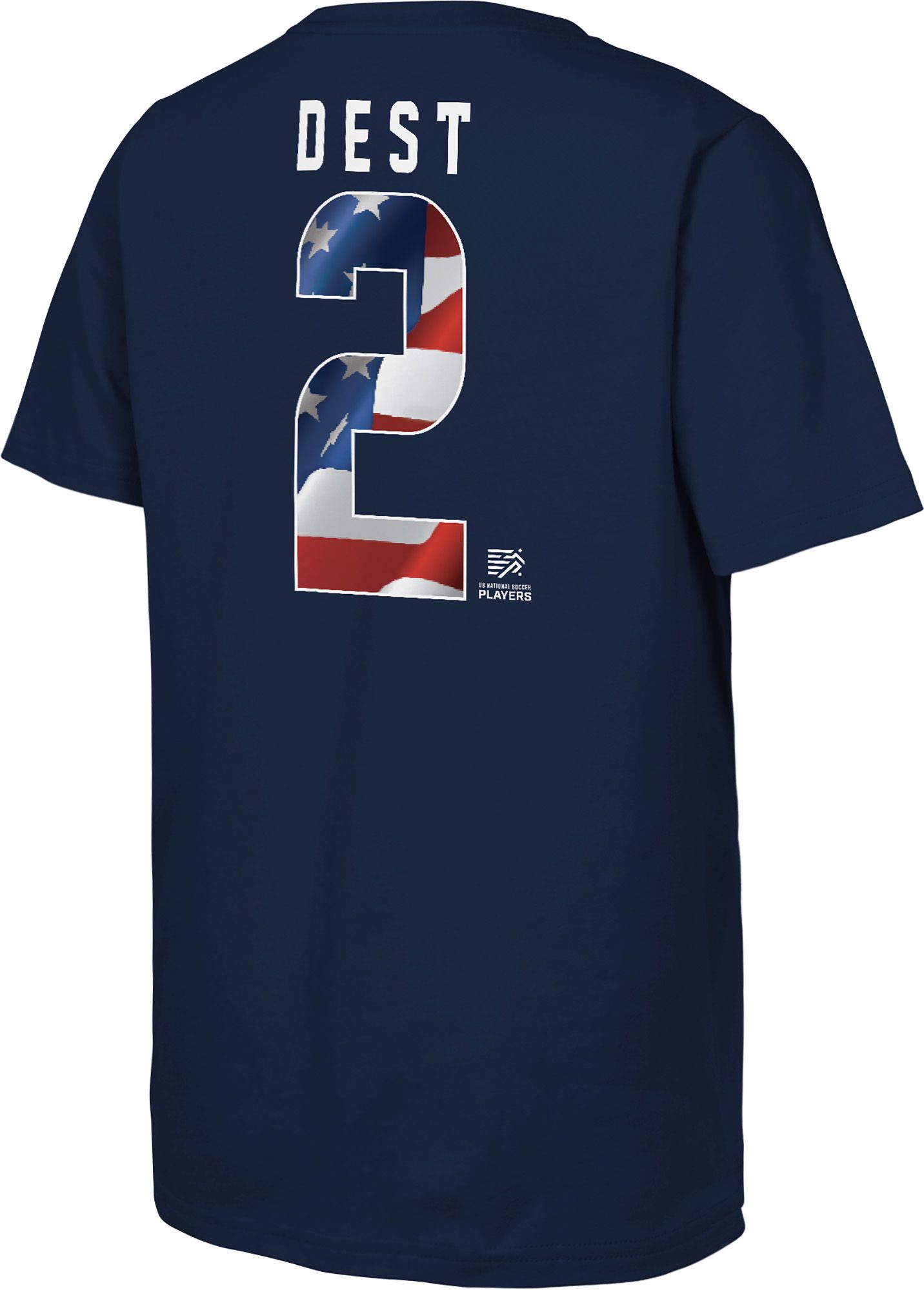 Outerstuff Adult USMNT Navy 2026 Sergino Dest #2 T-Shirt product image