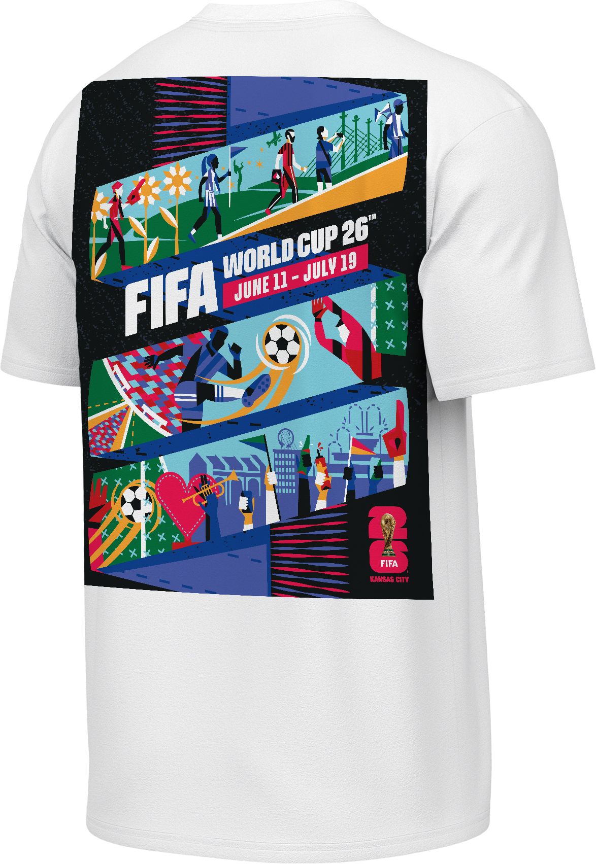 Outerstuff Youth 2026 World Cup Kansas City Poster T-Shirt product image
