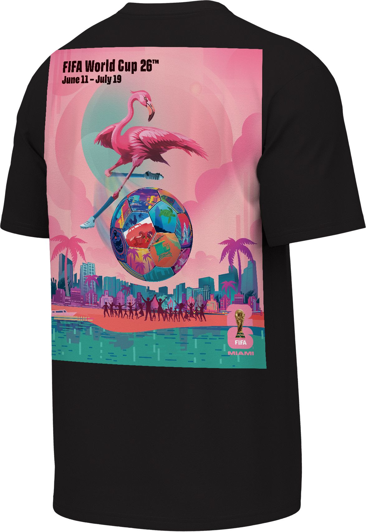 Outerstuff Adult 2026 World Cup Miami Poster T-Shirt product image