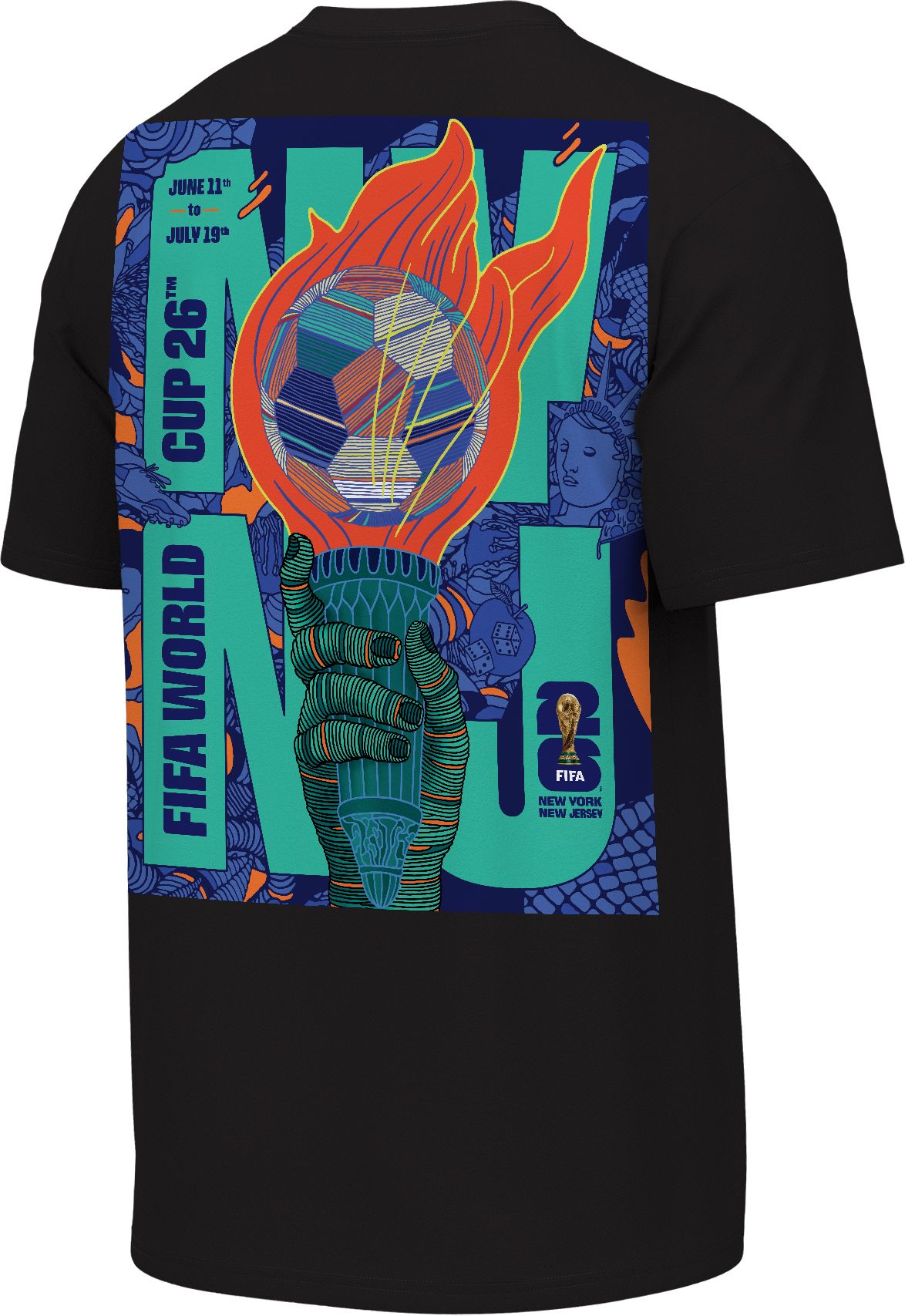 Outerstuff Adult 2026 World Cup New York/New Jersey Poster T-Shirt product image