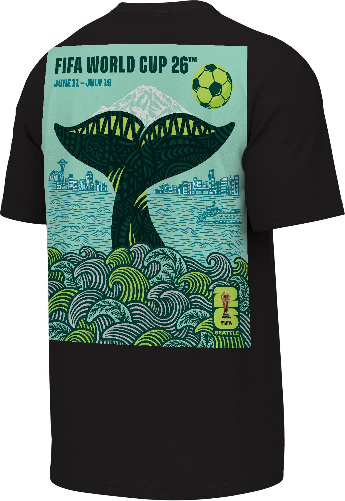 Outerstuff Adult 2026 World Cup Seattle Poster T-Shirt product image