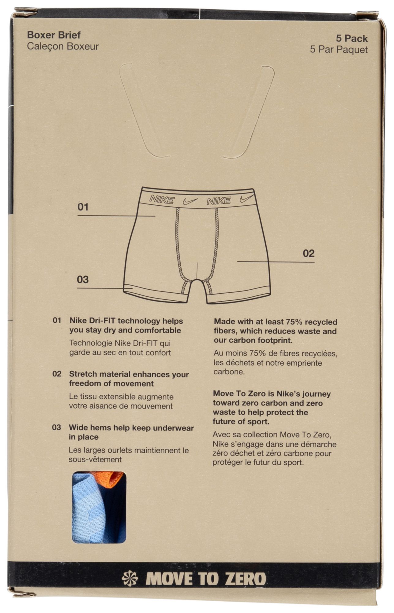 Nike Boys' Color Pop Boxer Briefs - 5 Pack product image