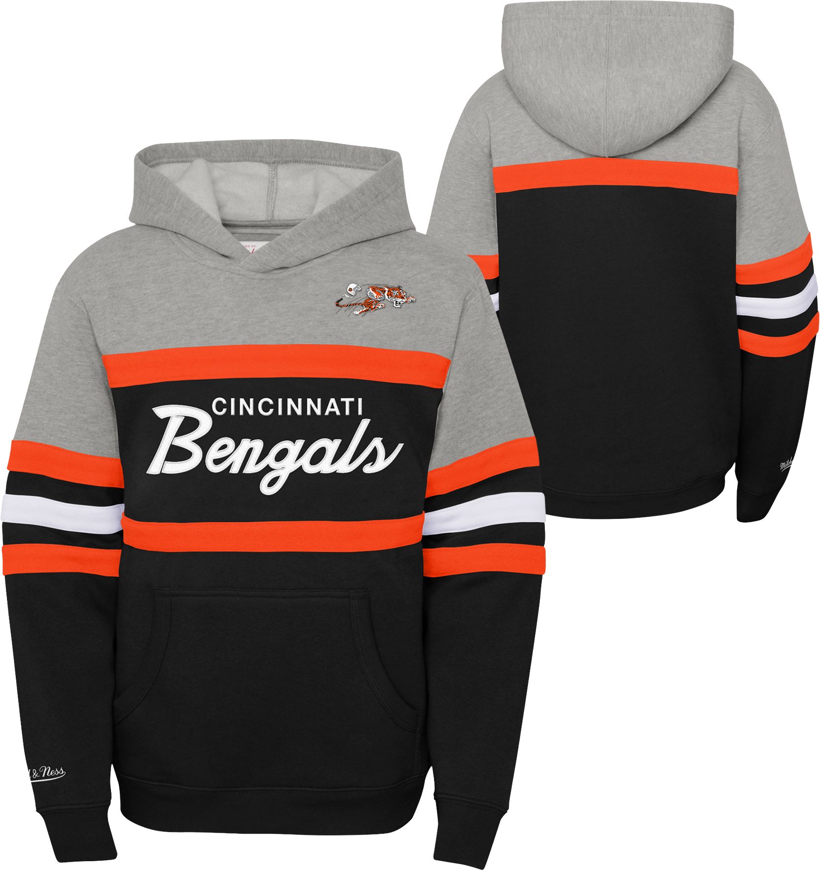 Mitchell & Ness Youth Cincinnati Bengals Head Coach Black Pullover Hoodie product image