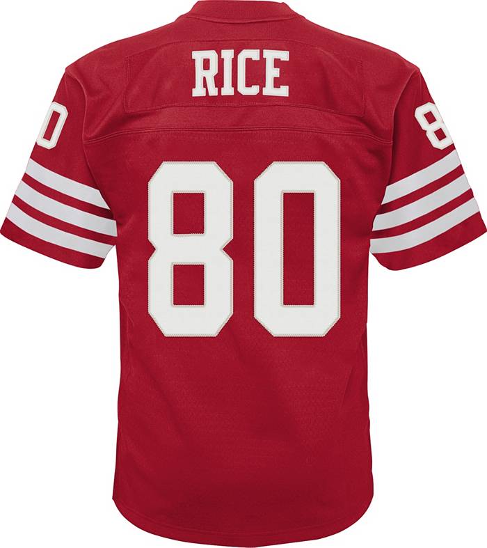 jerry rice black and red jersey